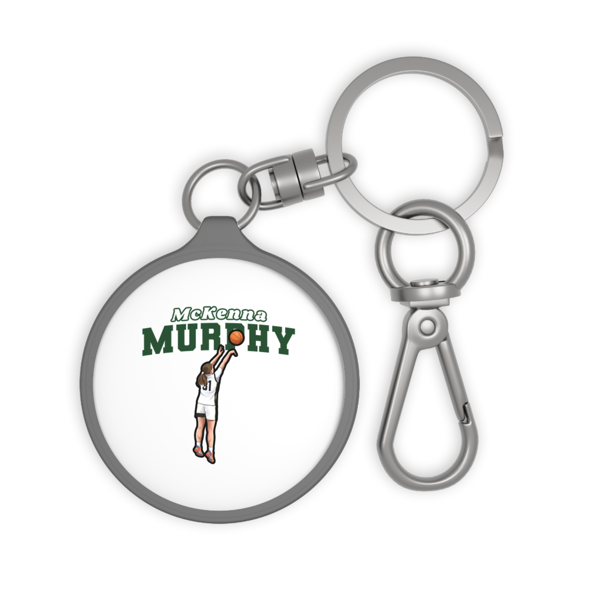 Keychain — character_name_arch in Grey