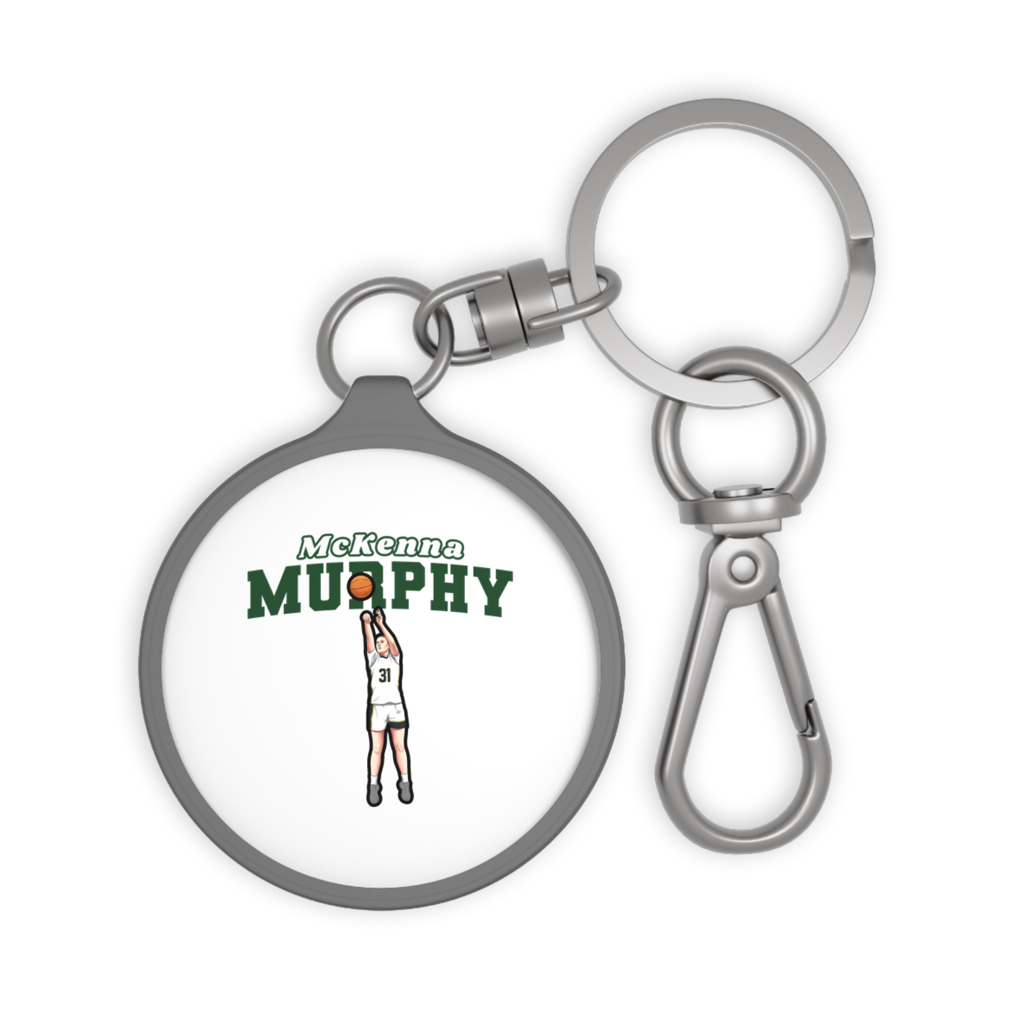 Keychain — character_name_arch in Grey
