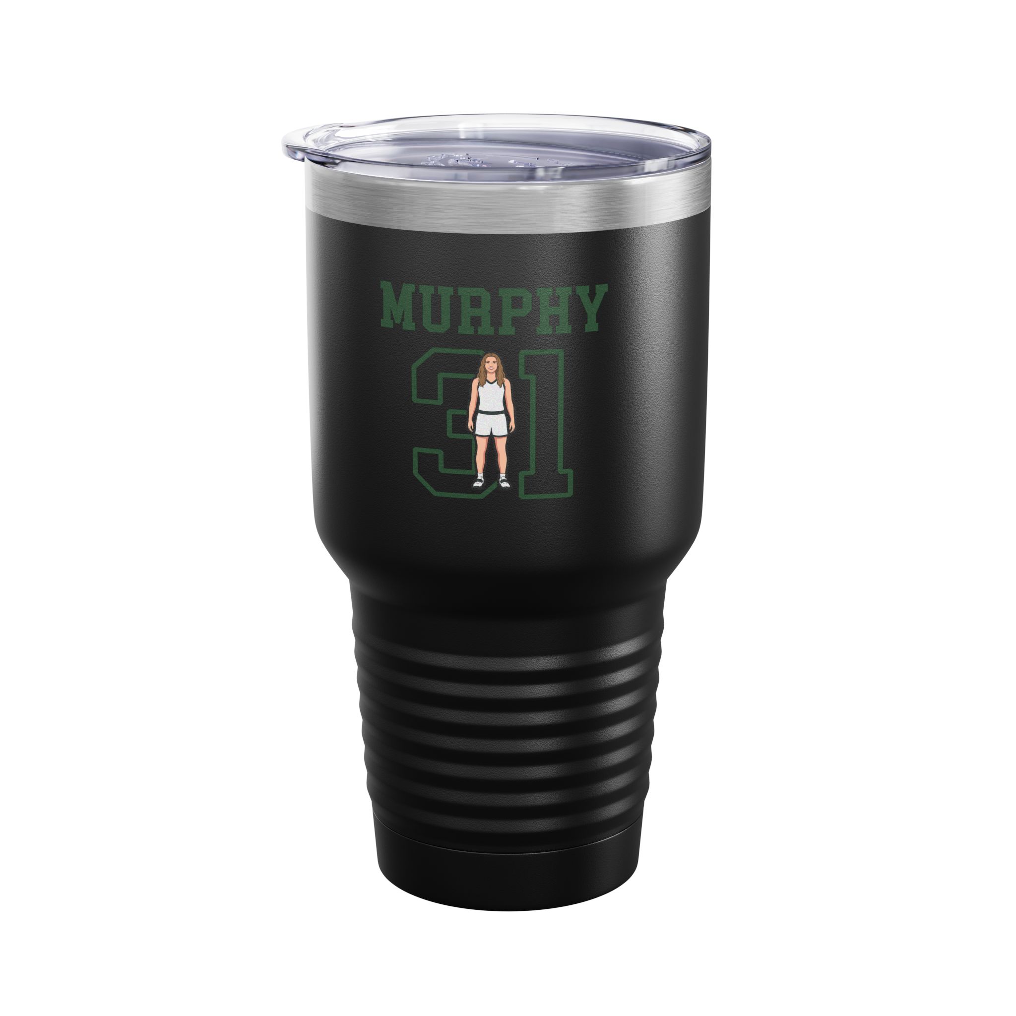 30oz Tumbler — character_shirsey in Black