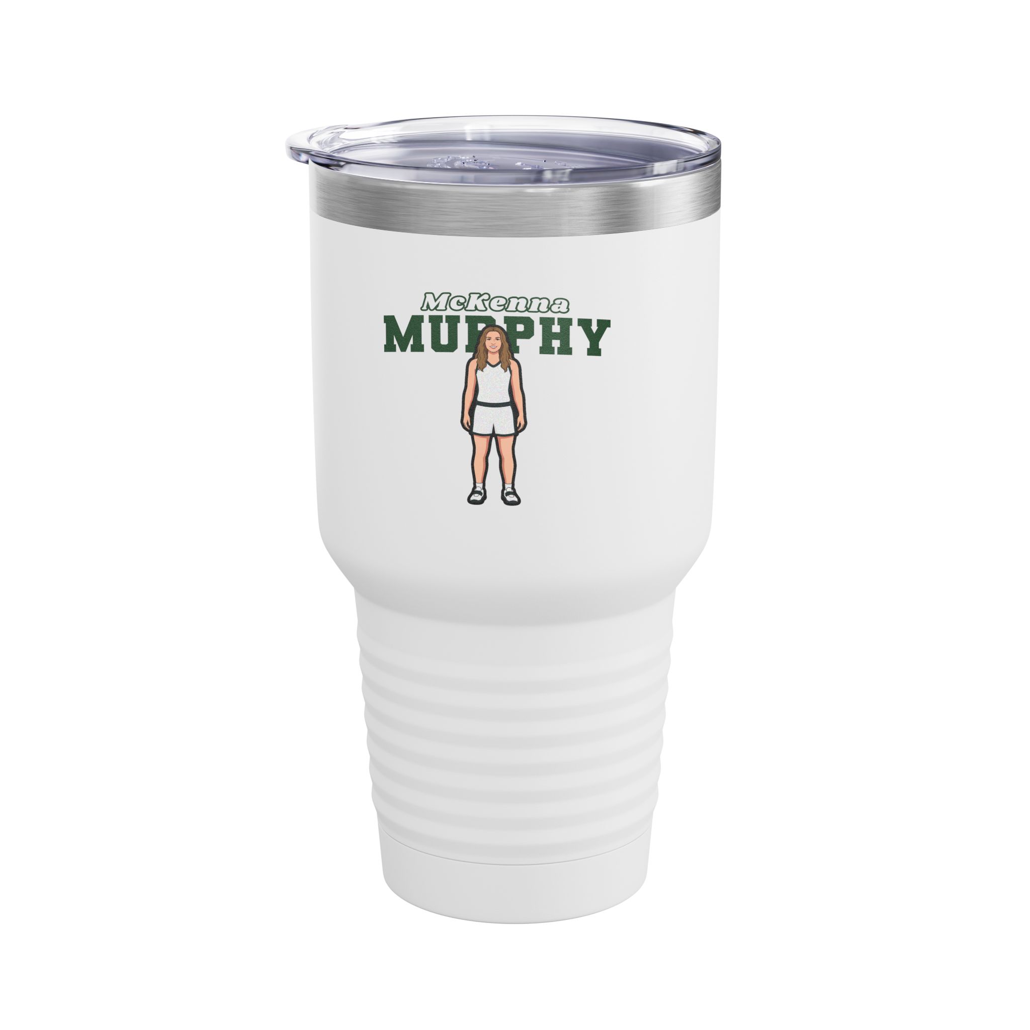 30oz Tumbler — character_name_arch in White