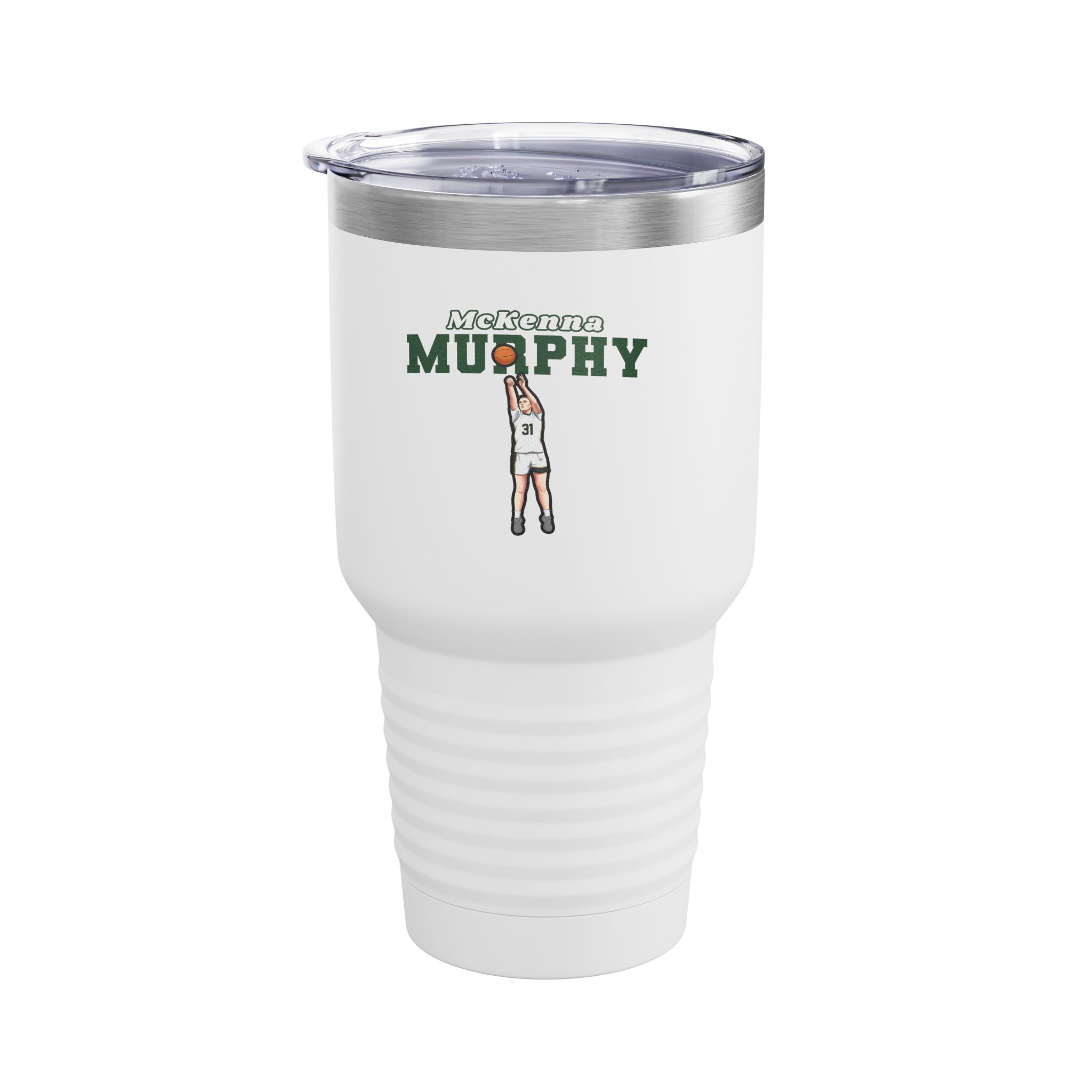 30oz Tumbler — character_name_arch in White