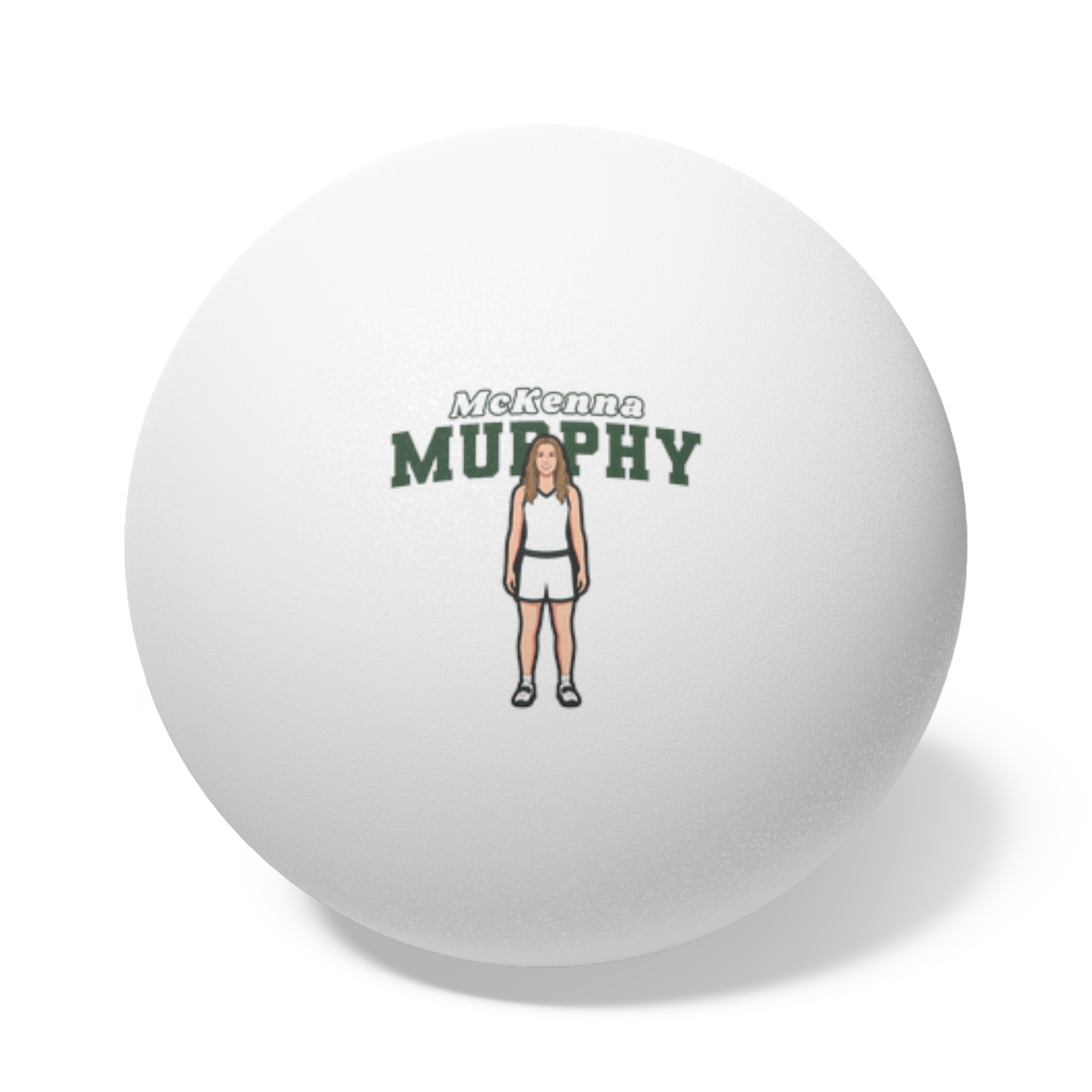 Ping Pong Balls, 6 pcs — character_name_arch in White