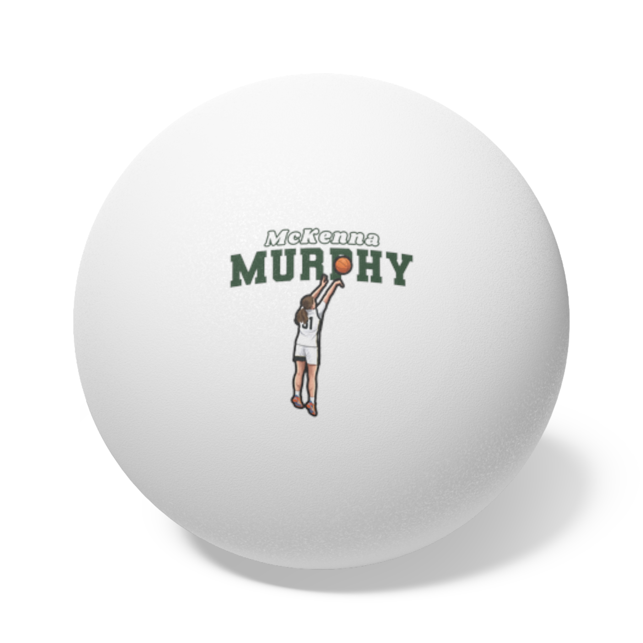 Ping Pong Balls, 6 pcs — character_name_arch in White