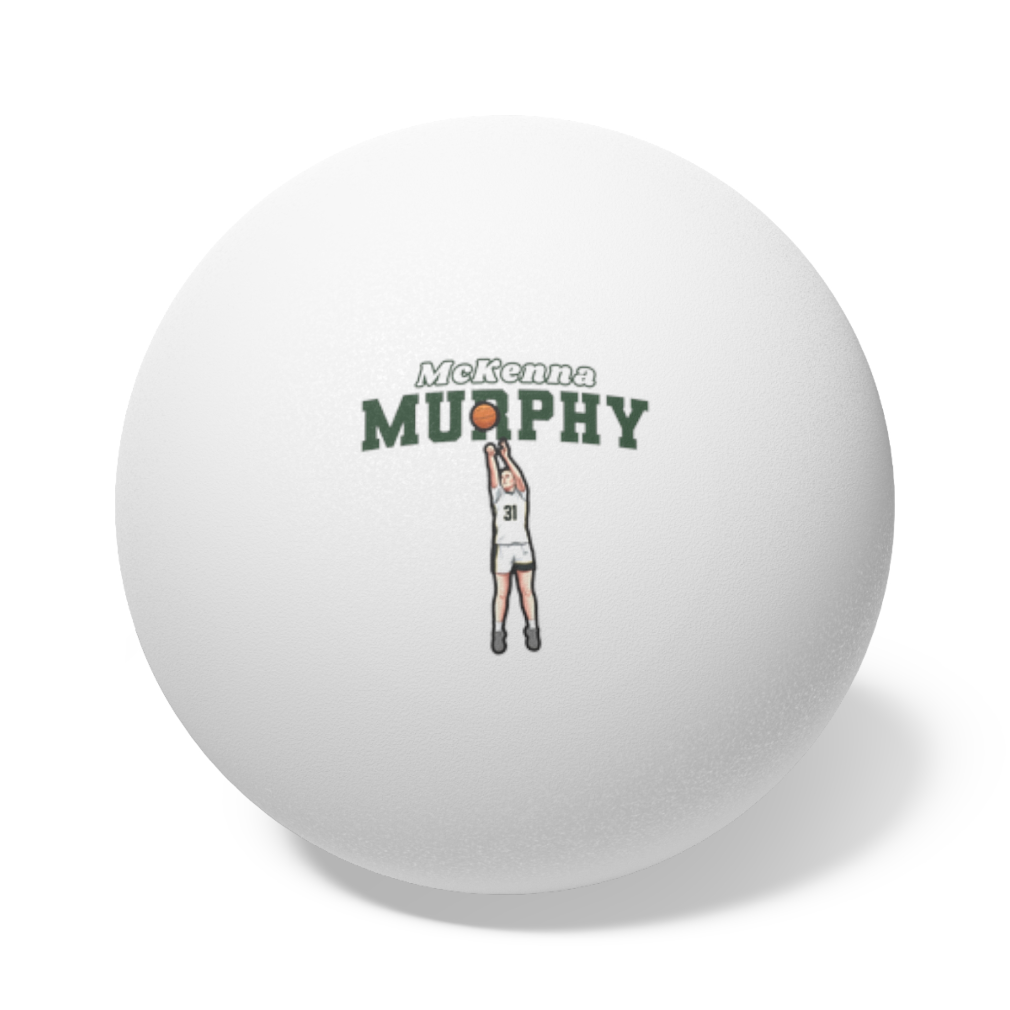 Ping Pong Balls, 6 pcs — character_name_arch in White