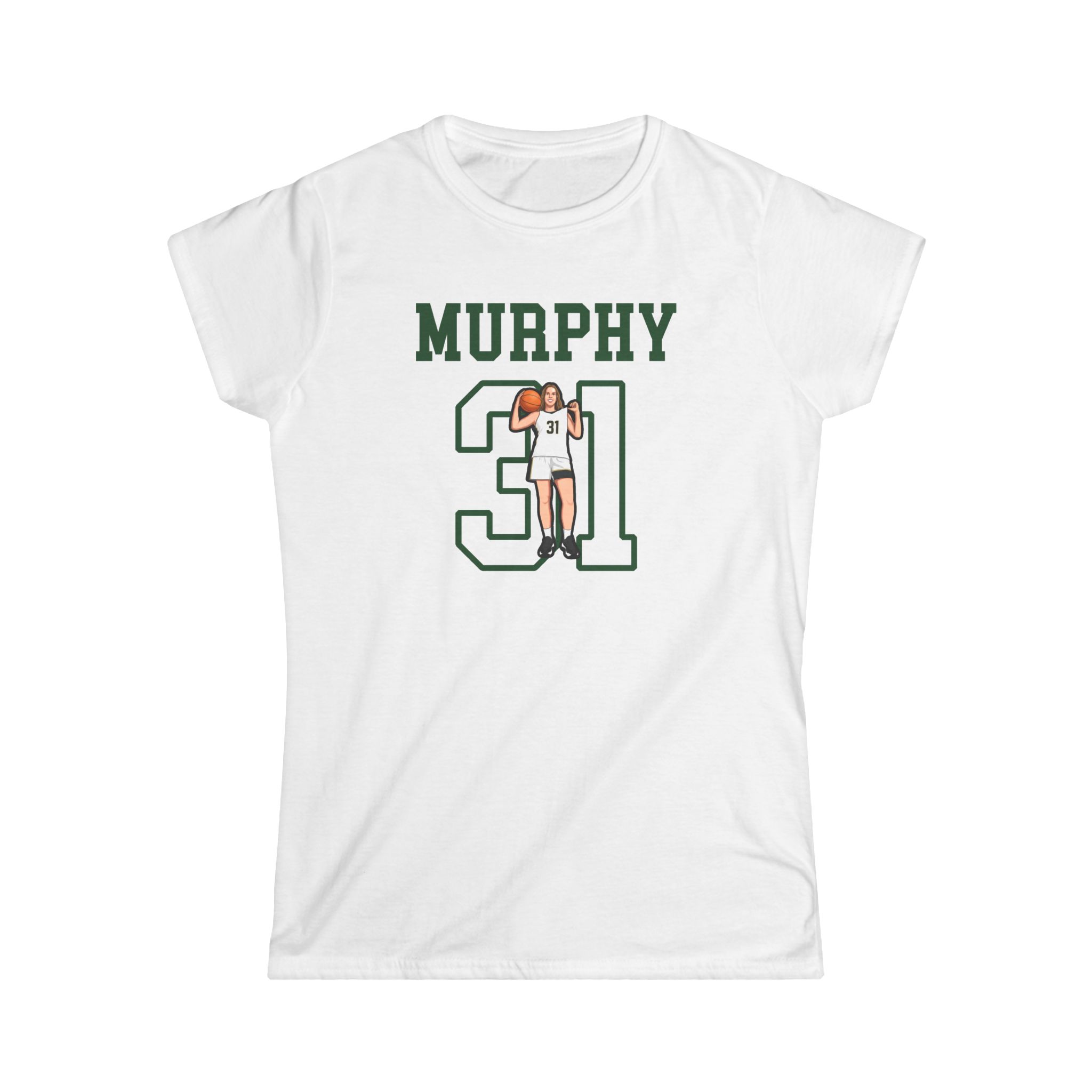Women's Softstyle Tee — character_shirsey in White