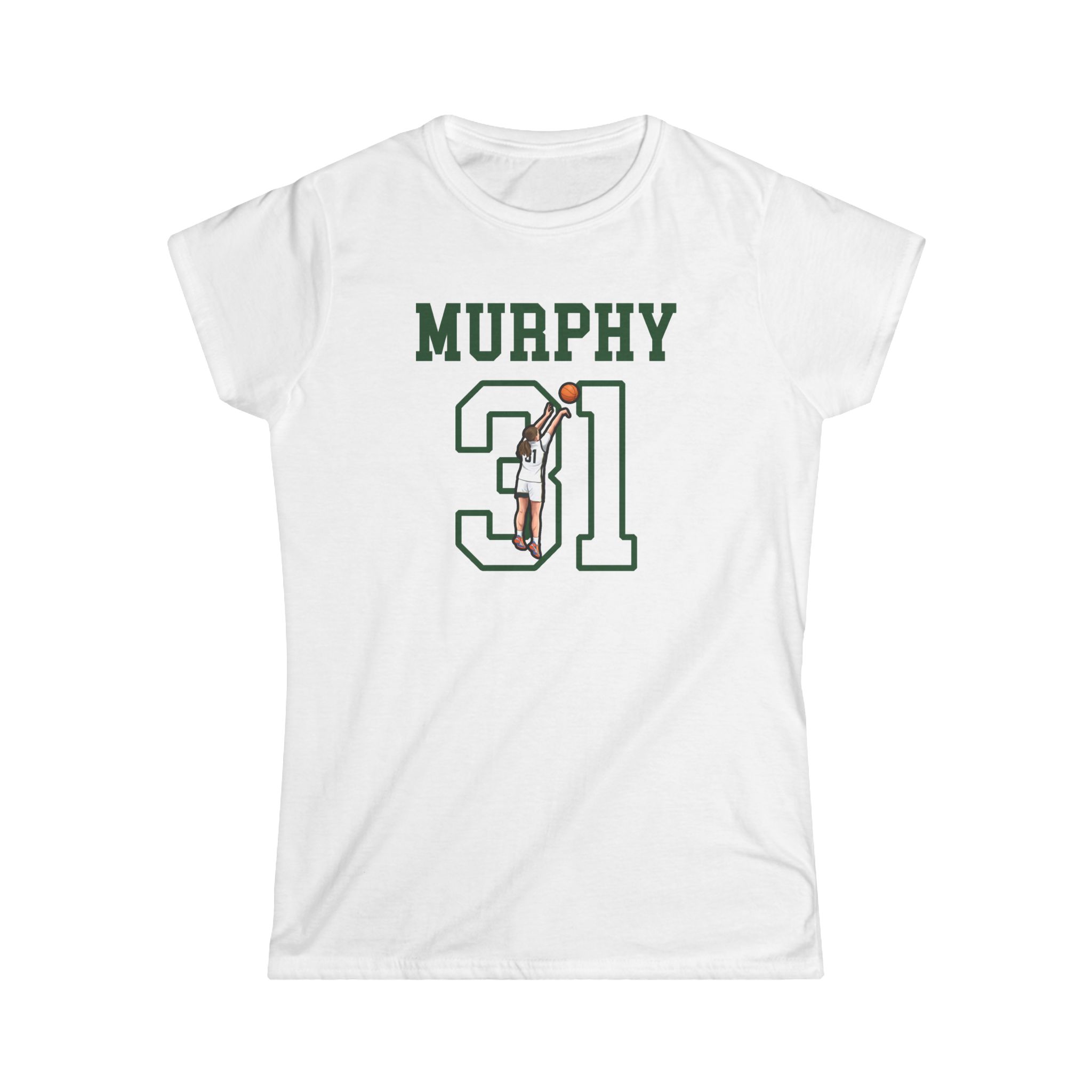 Women's Softstyle Tee — character_shirsey in White