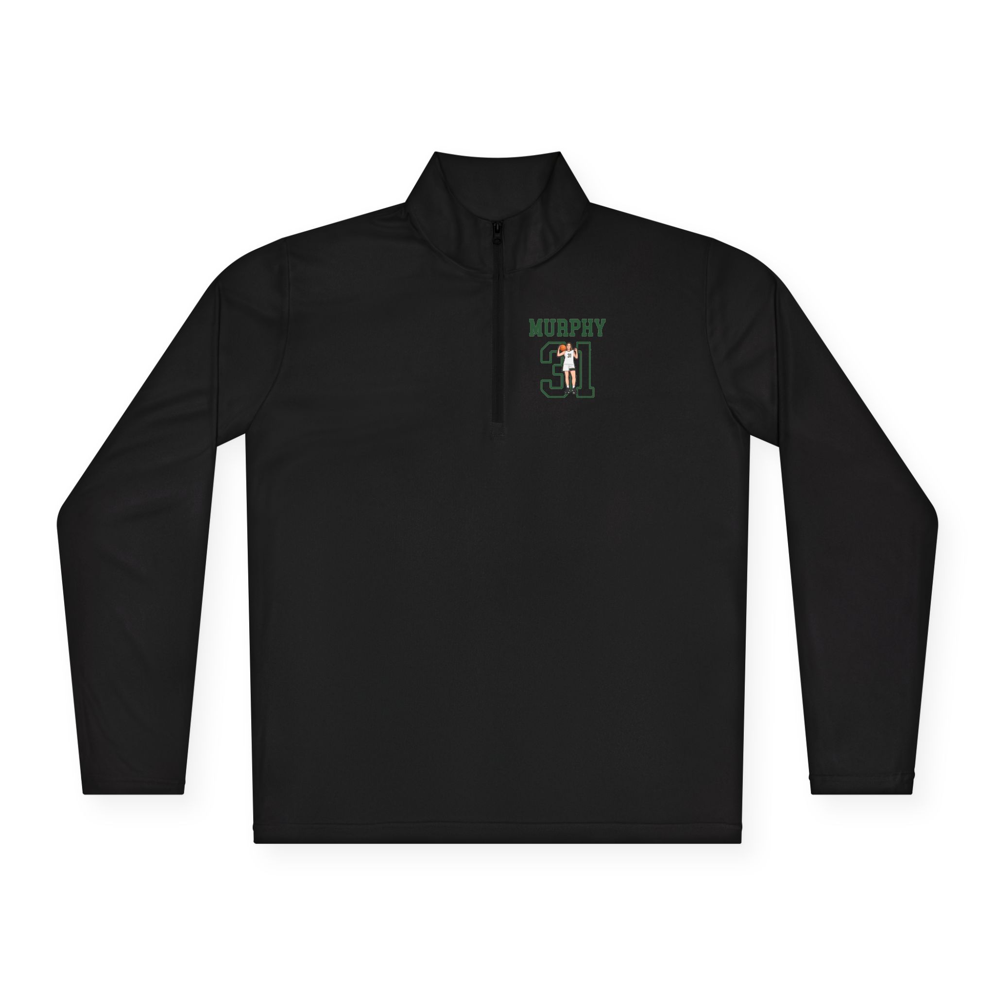 Q-Zip Pullover — character_shirsey in Black