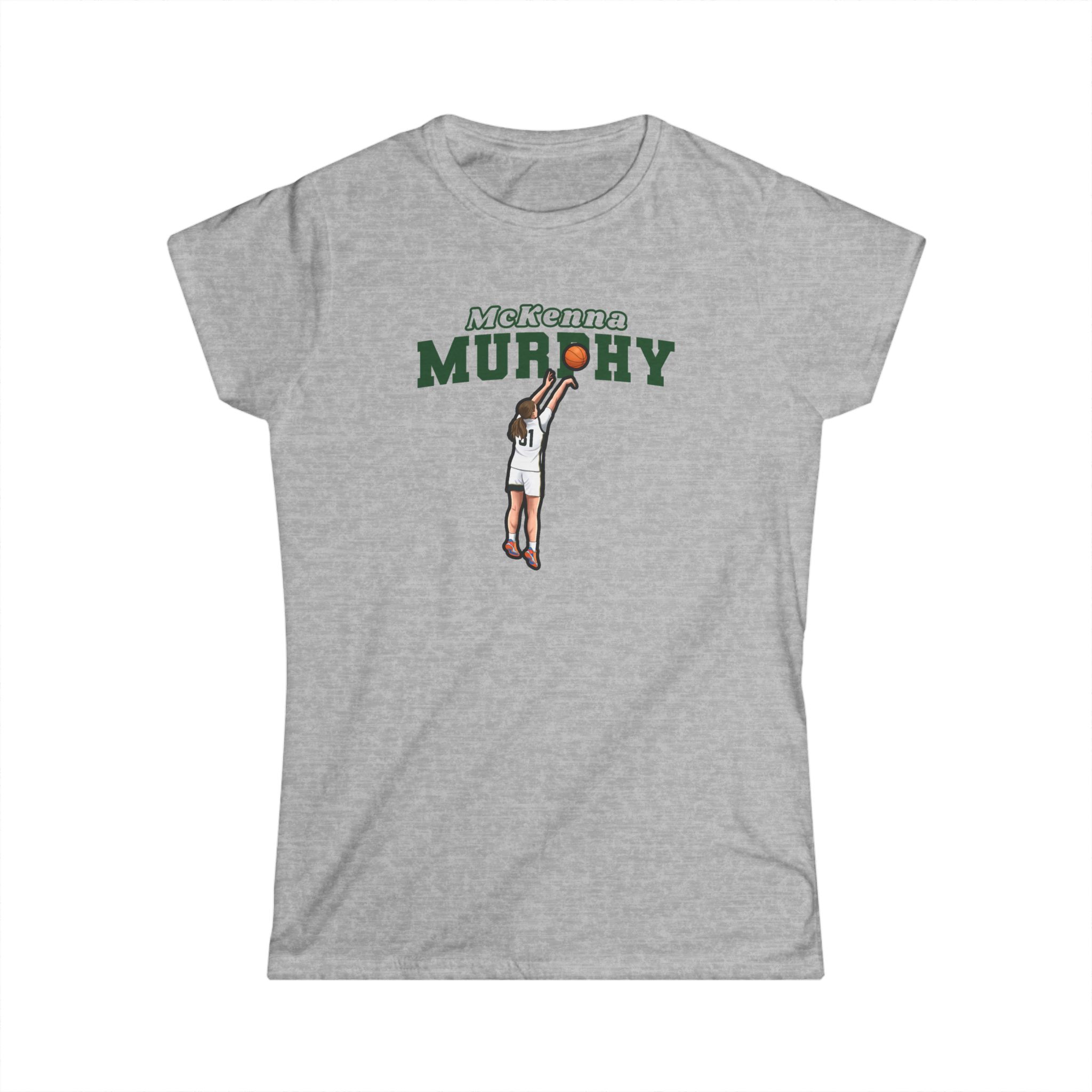 Women's Softstyle Tee — character_name_arch in Grey