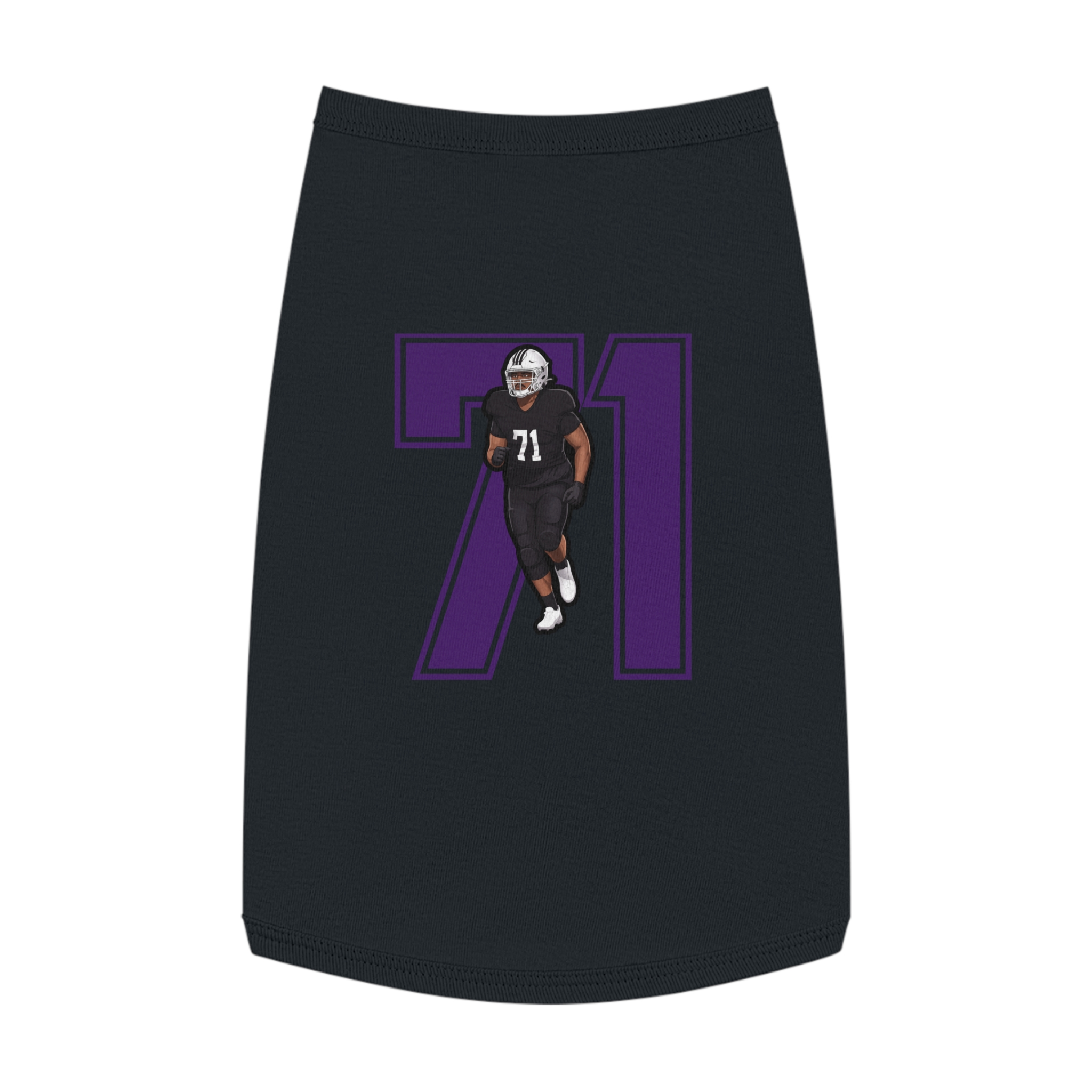 Pet Tank Top — character_number in White