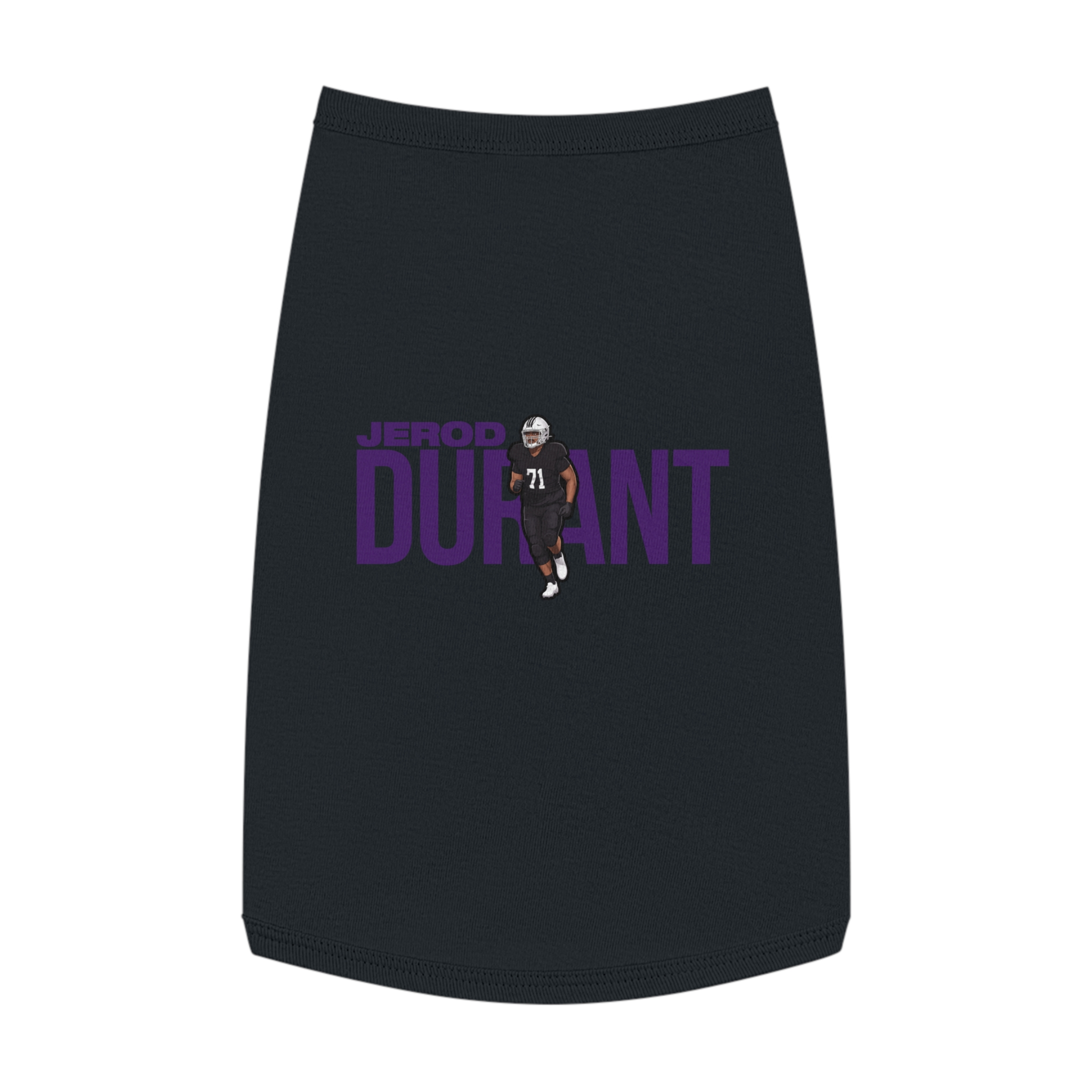 Pet Tank Top — character_player_name in Black
