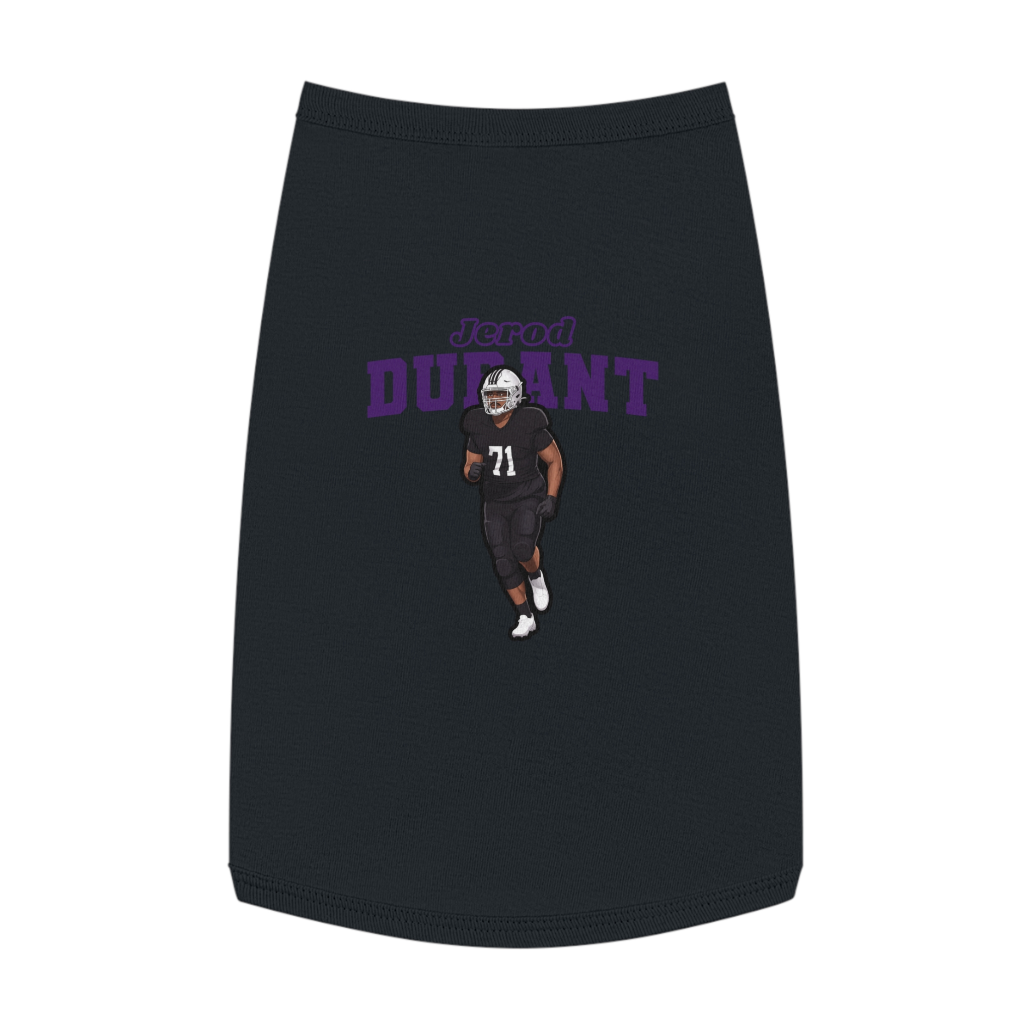 Pet Tank Top — character_name_arch in White