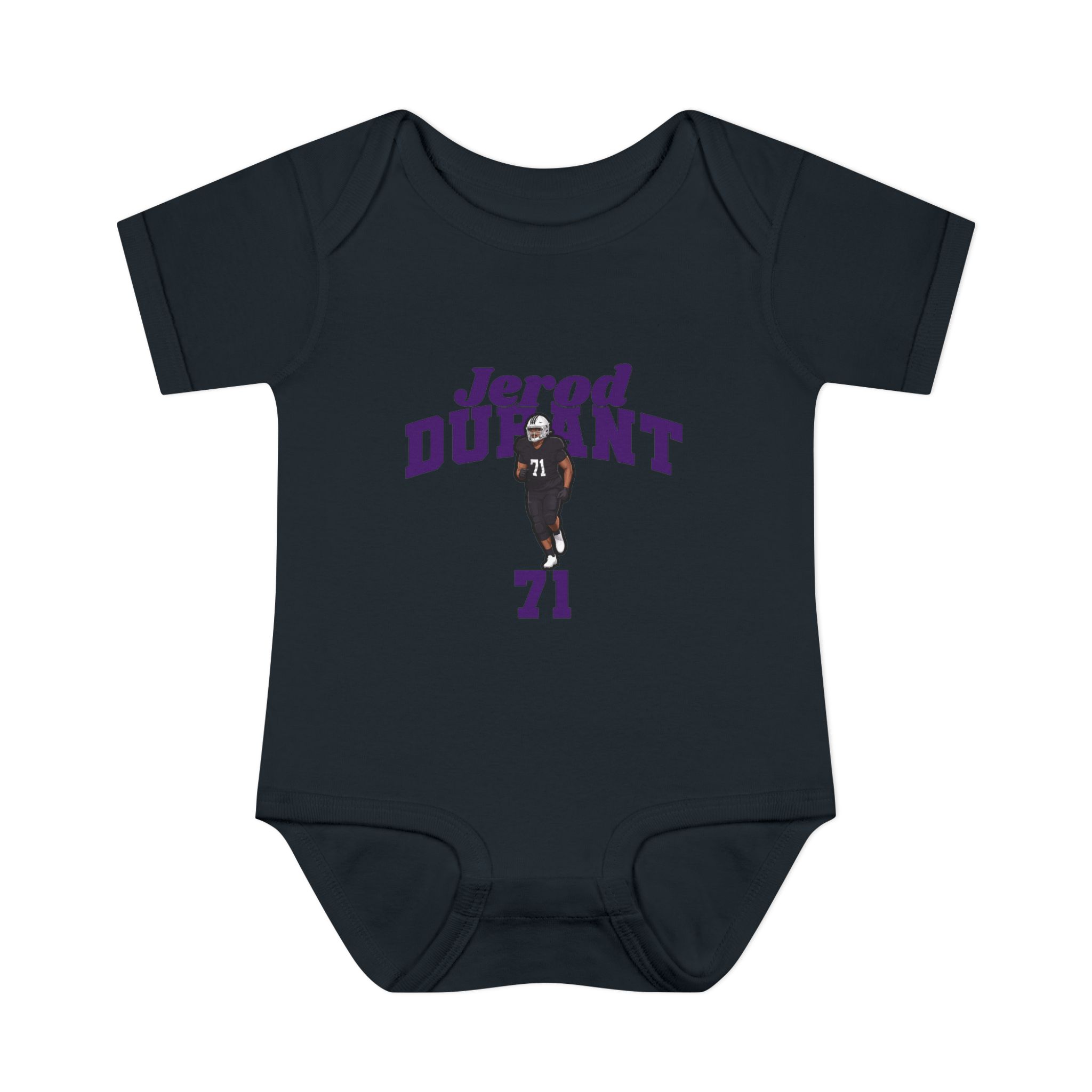 Baby Onesie — character_signature_arch in Black