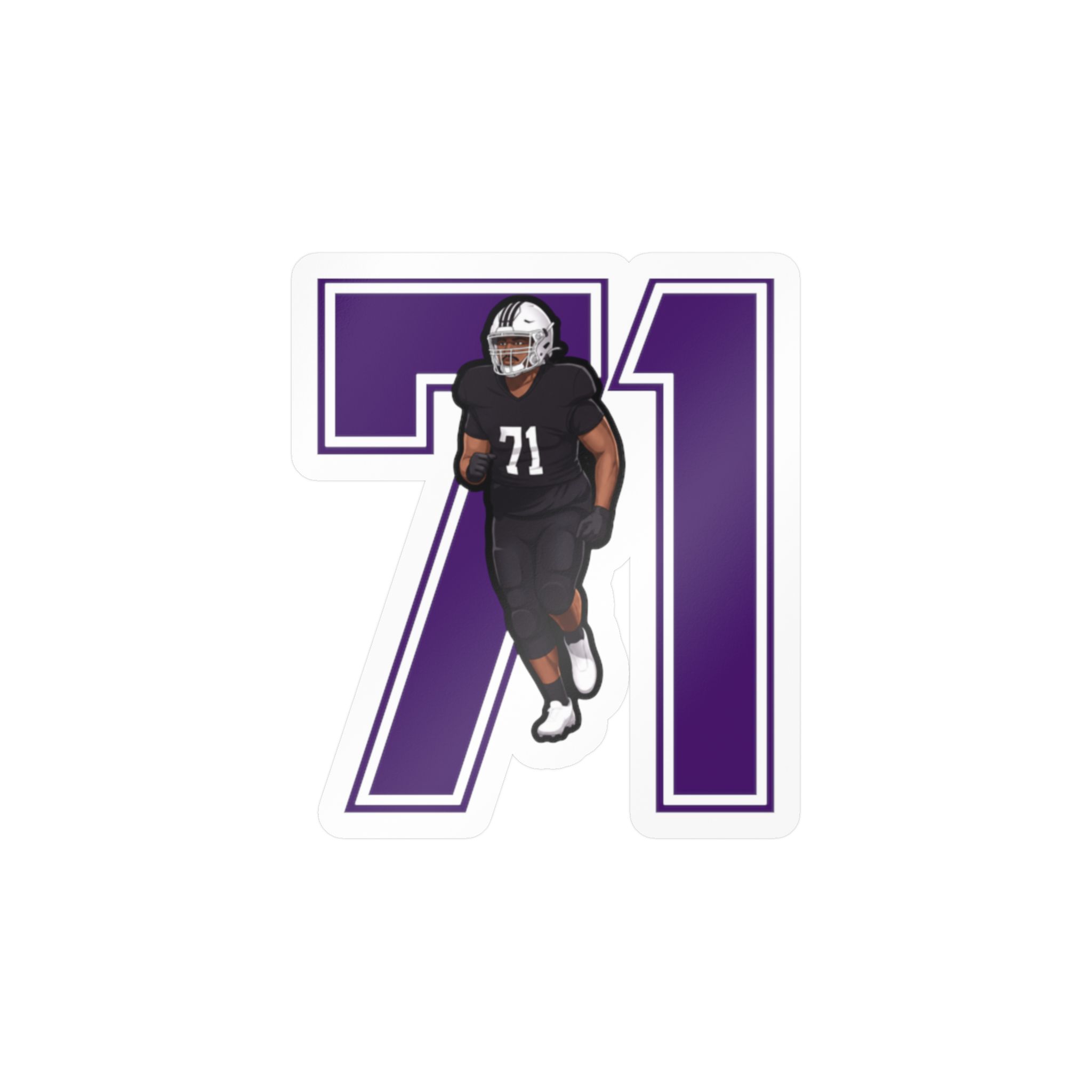 Vinyl Sticker — character_number in Classic