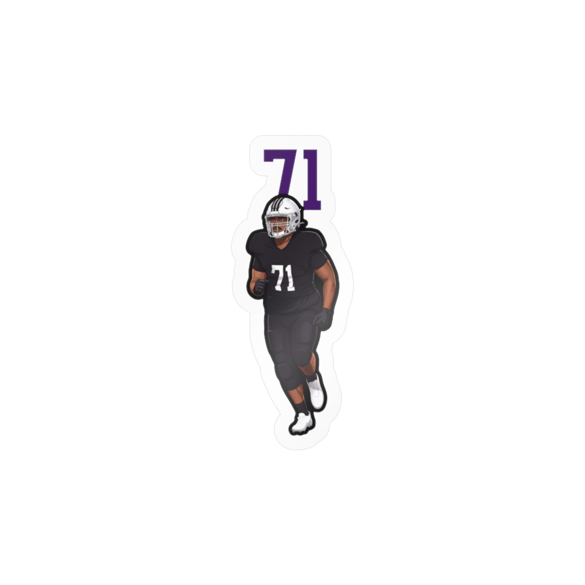 Vinyl Sticker — character_number_top in Classic