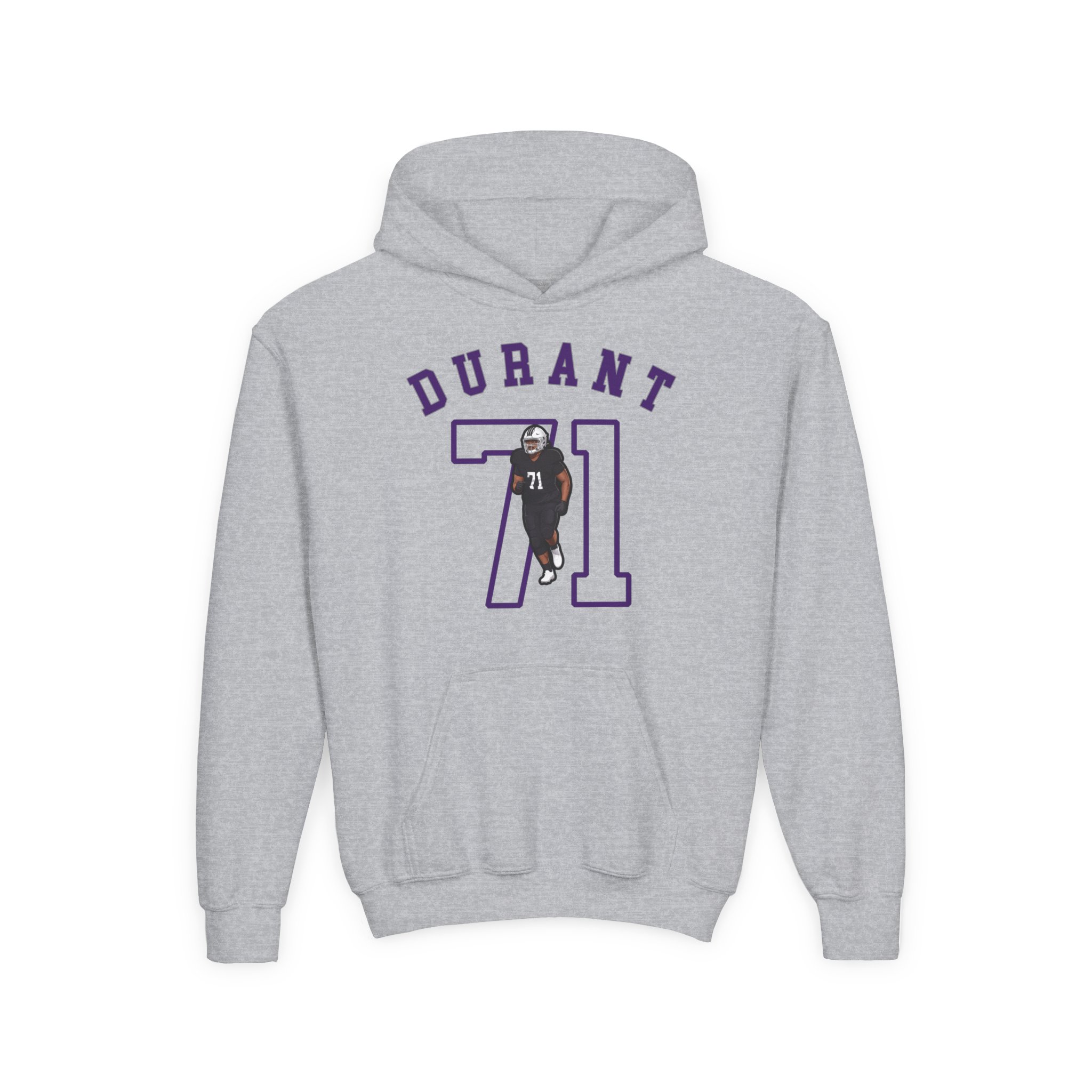 Youth Hoodie — character_shirsey_arch in Grey
