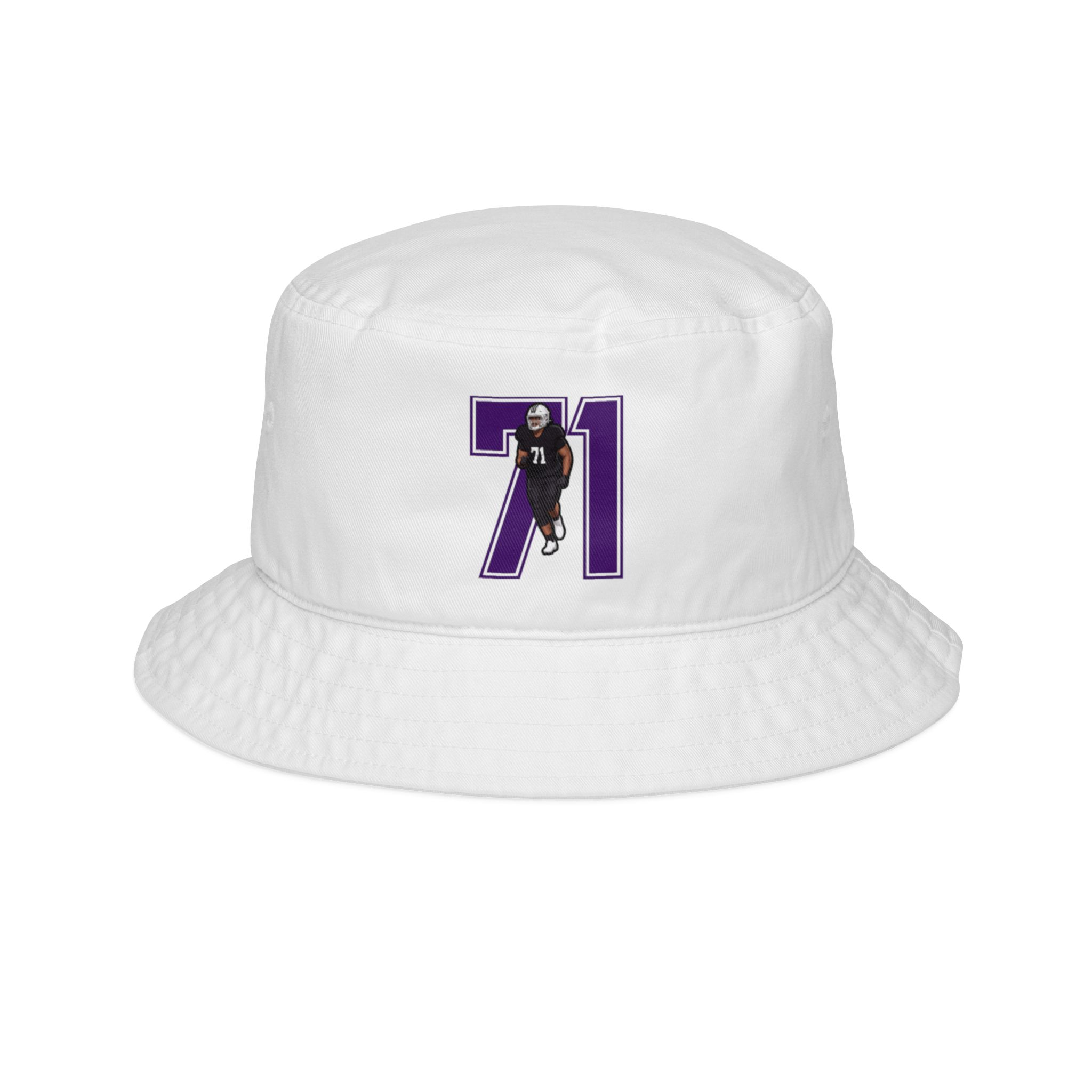 Bucket Hat — character_number in White