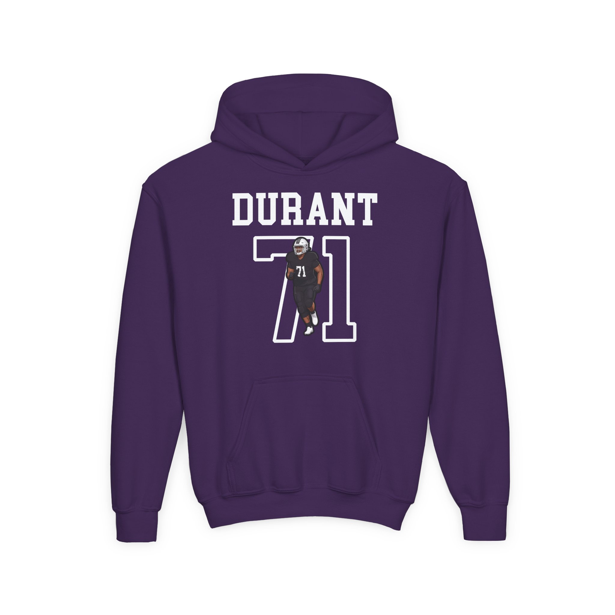 Youth Hoodie — character_shirsey in Purple