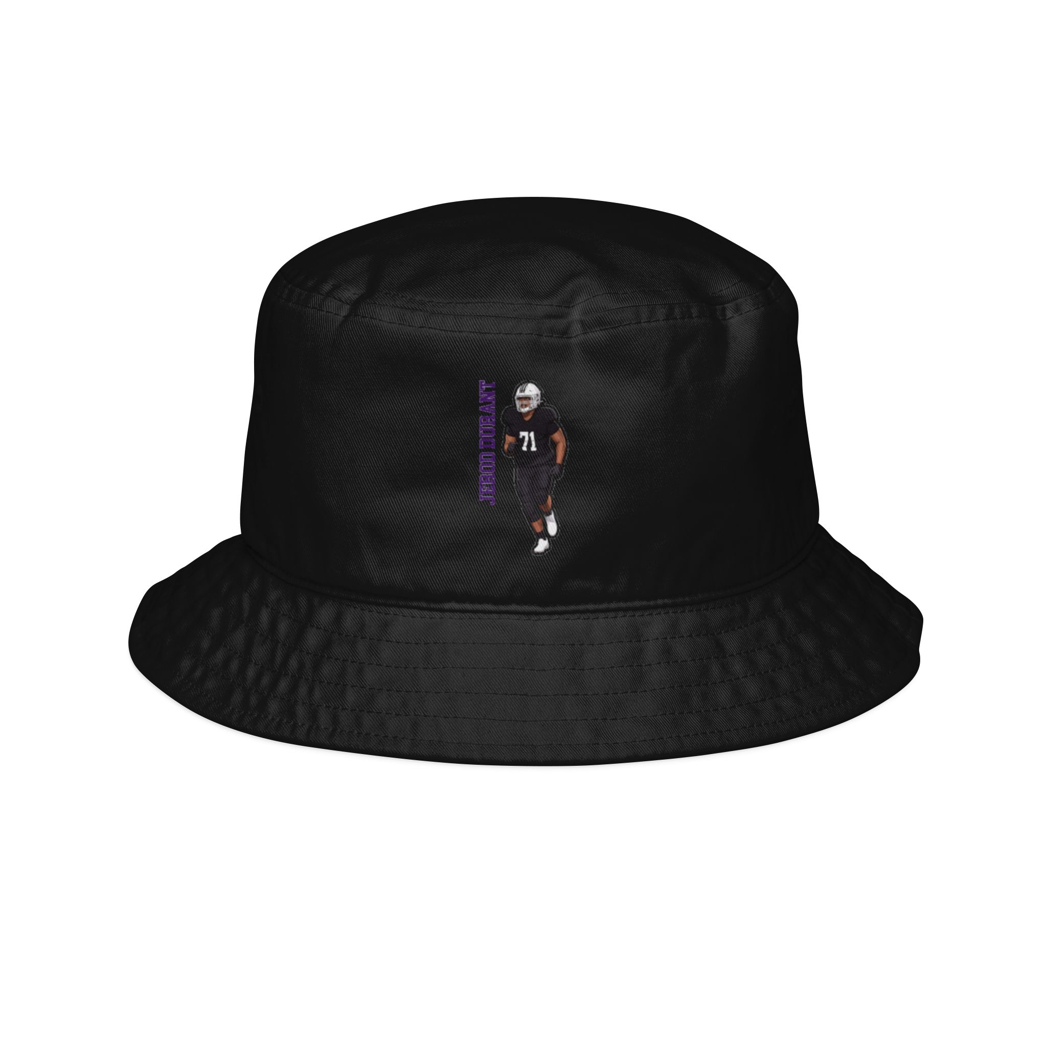 Bucket Hat — character_name_vertical in Black