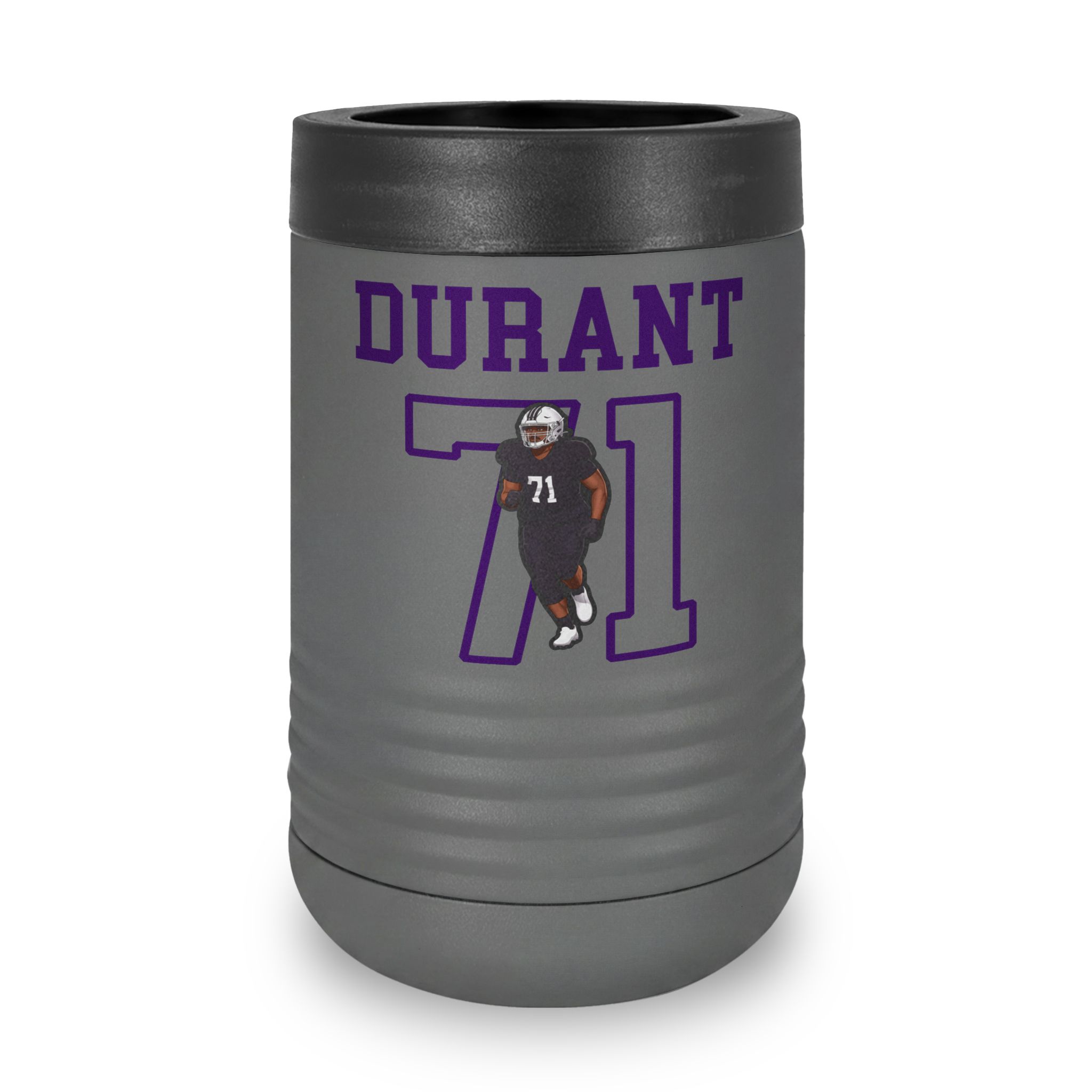 Stainless Can Cooler — character_shirsey in Grey