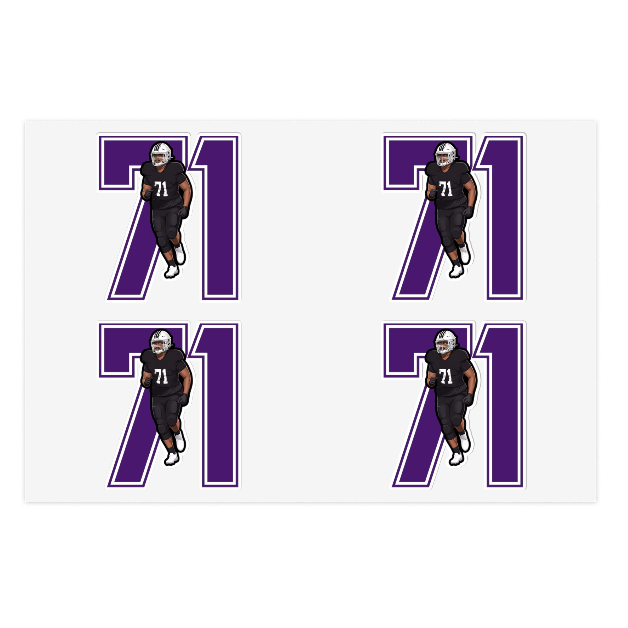 Sticker Sheet — character_number in Classic