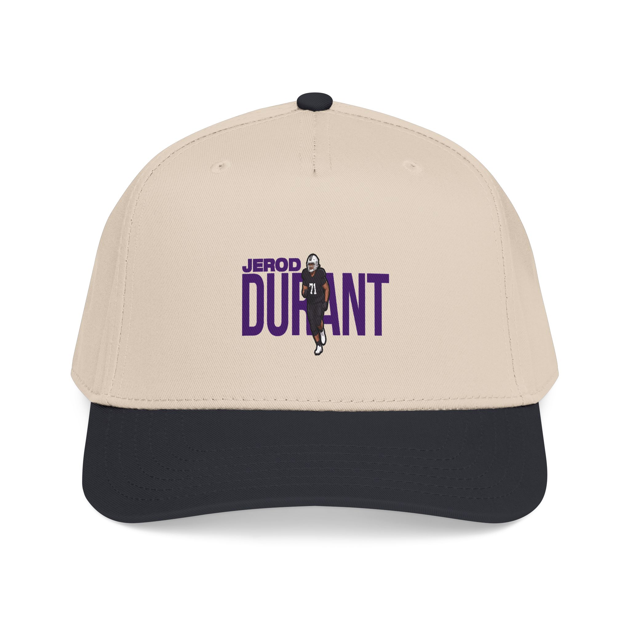Baseball Cap — character_player_name in Black / Natural