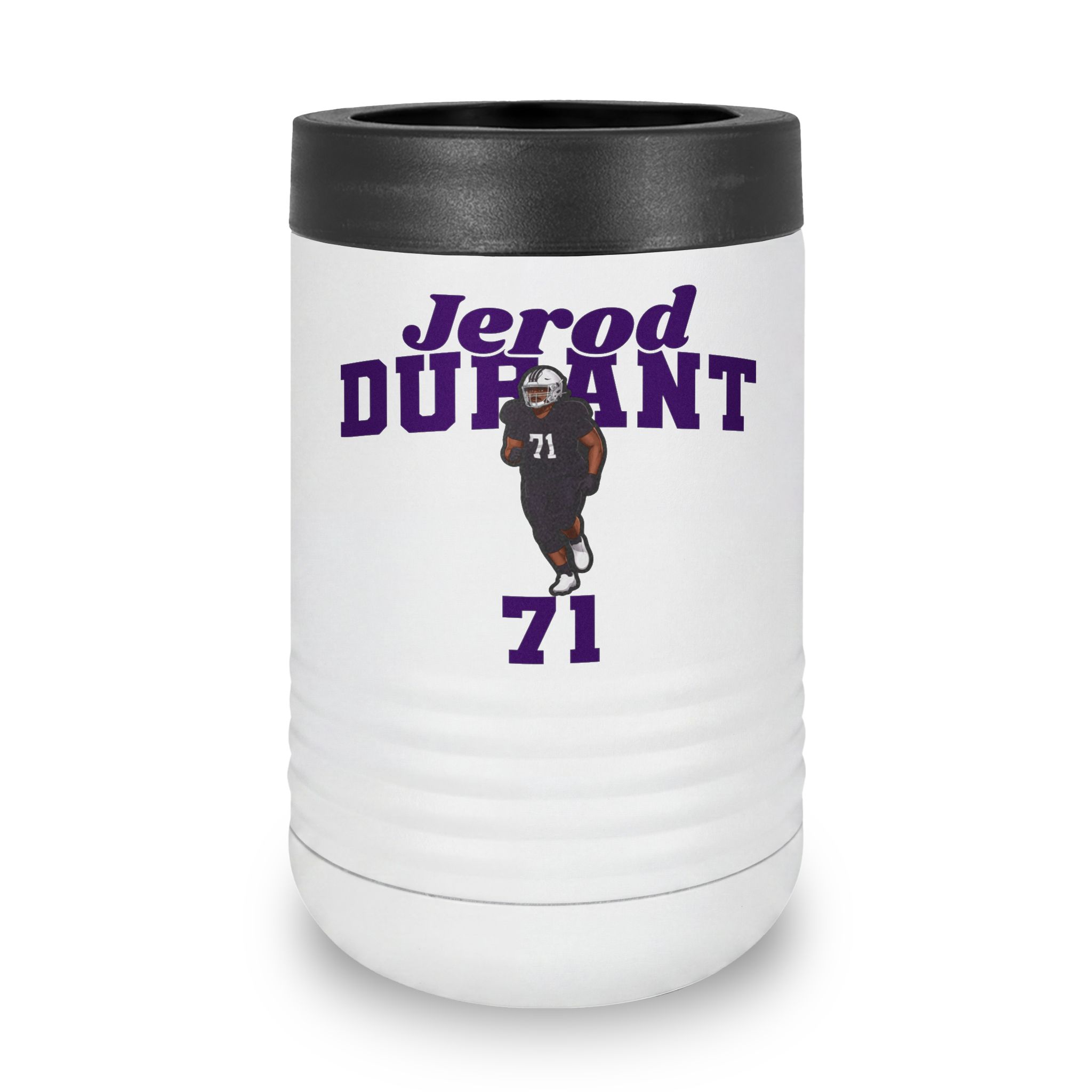 Stainless Can Cooler — character_signature_arch in White