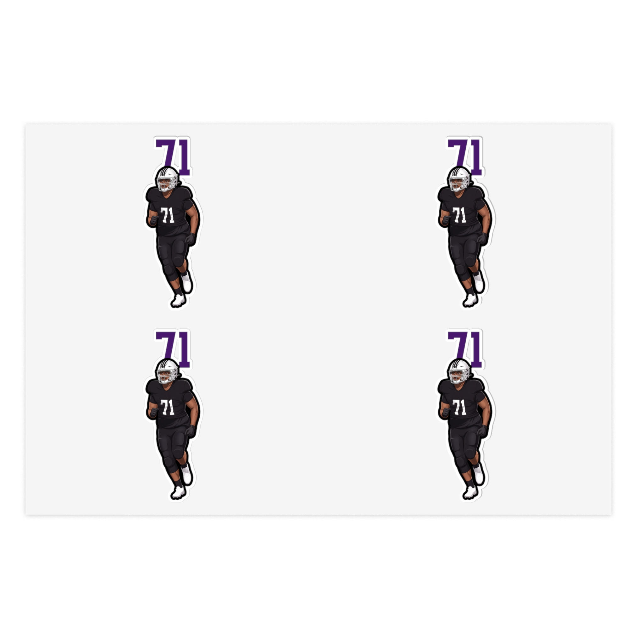 Sticker Sheet — character_number_top in Classic