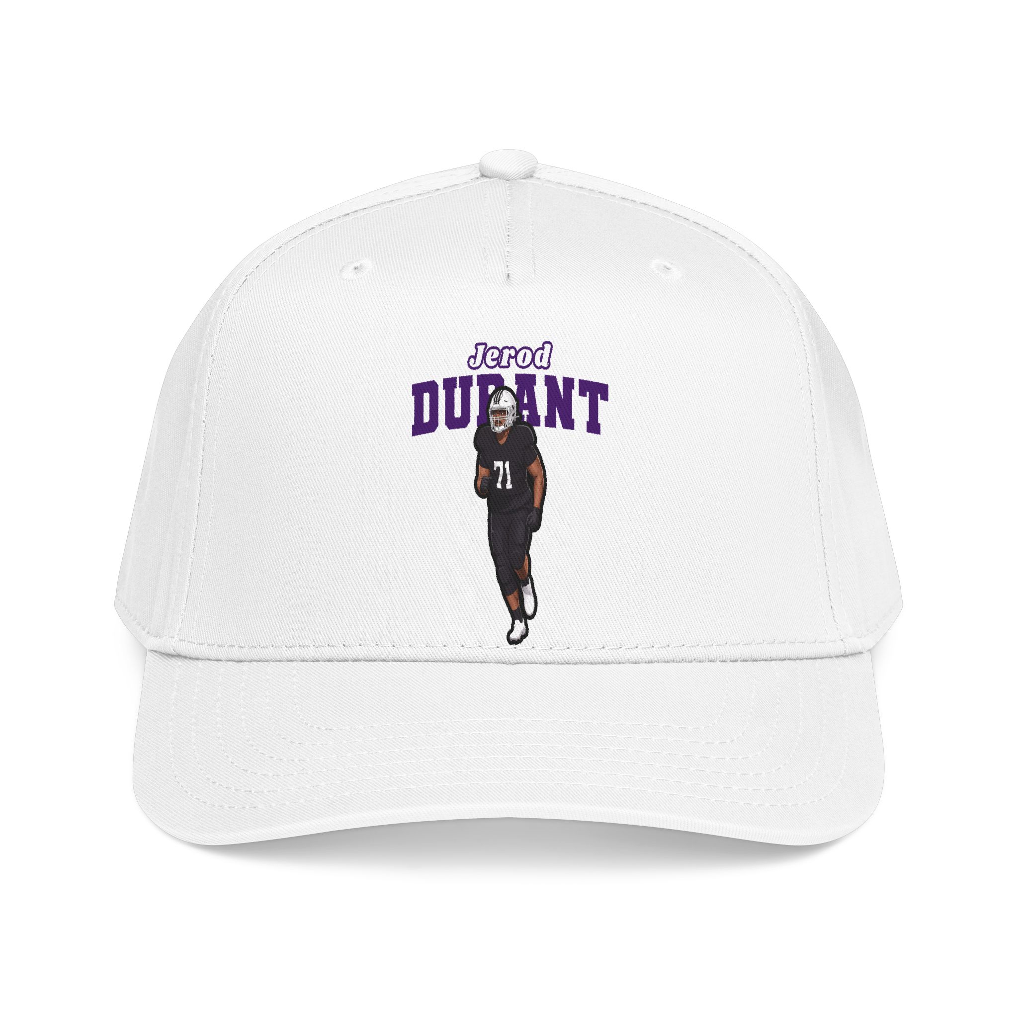 Baseball Cap — character_name_arch in White