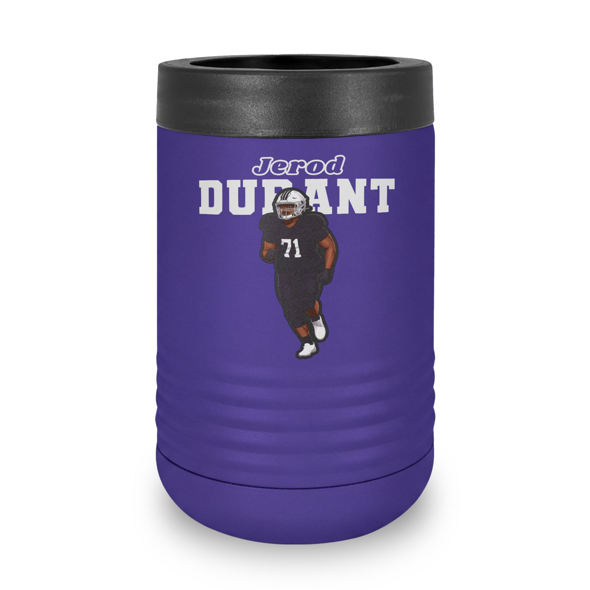 Stainless Can Cooler — character_name_arch in Purple