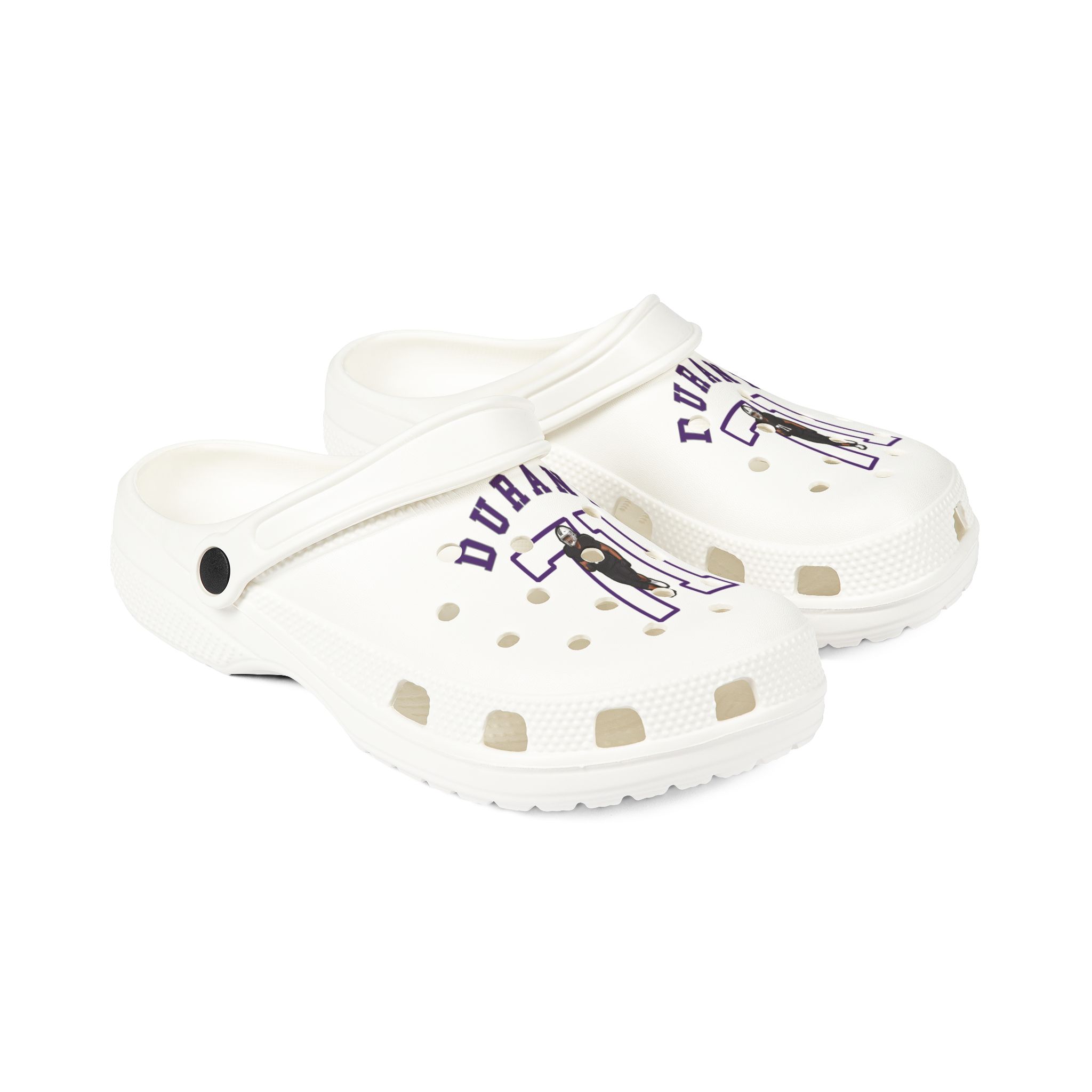 Rubber Clogs — character_shirsey_arch in White