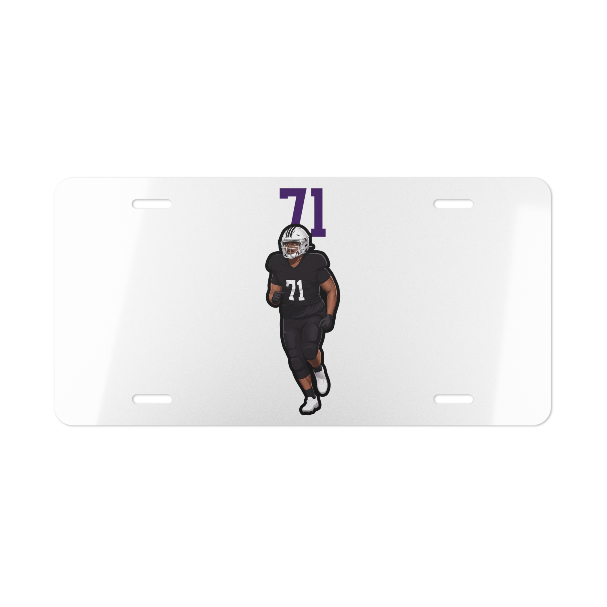 License Plate — character_number_top in Classic