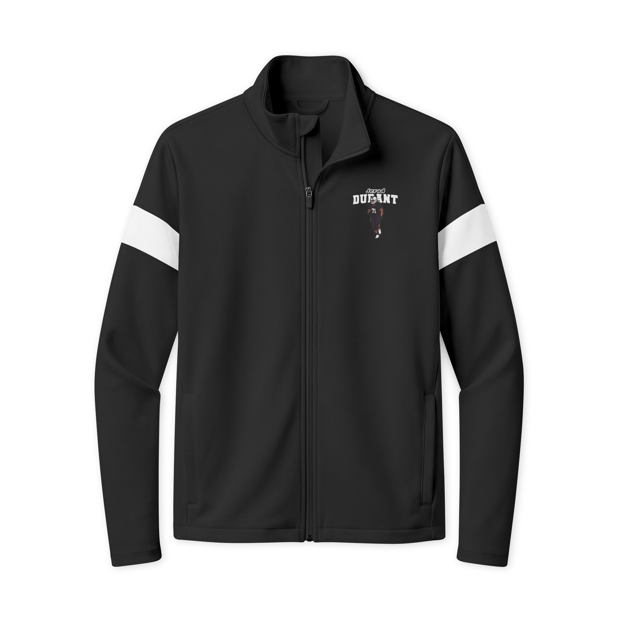 Travel Full-Zip Jacket — character_name_arch in Black/ White