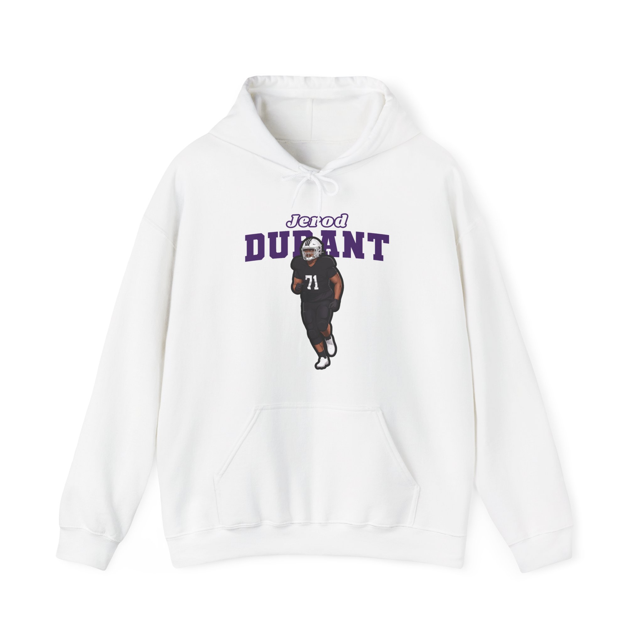 Hoodie — character_name_arch in White