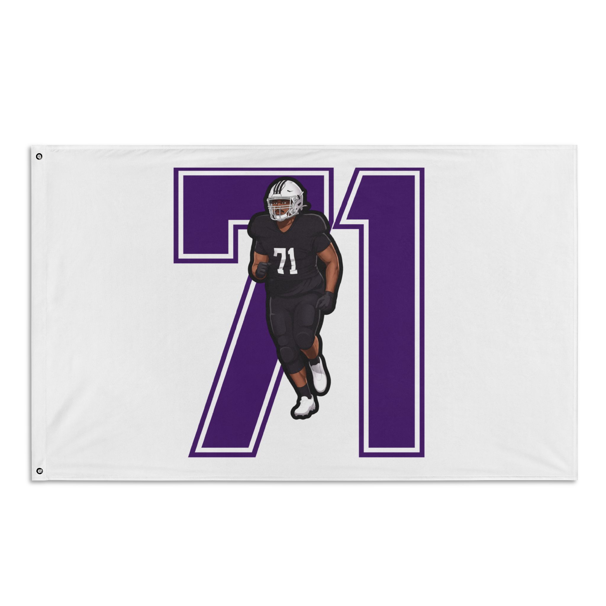 Flag (35 × 56 in) — character_number in Classic
