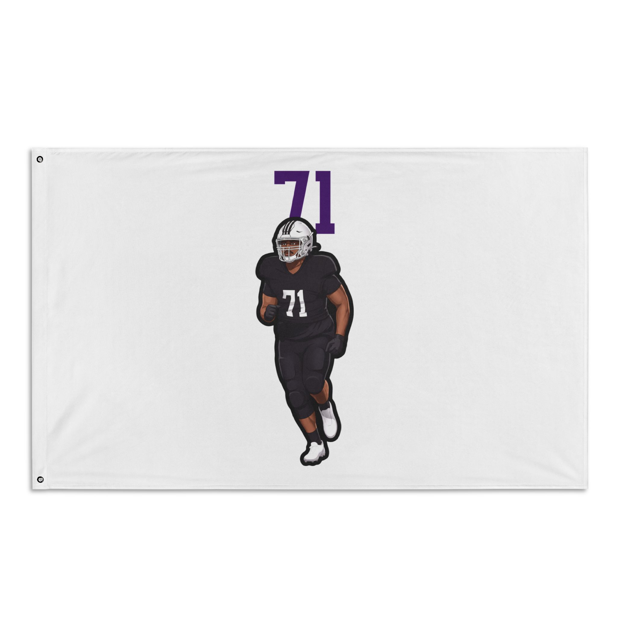 Flag (35 × 56 in) — character_number_top in Classic