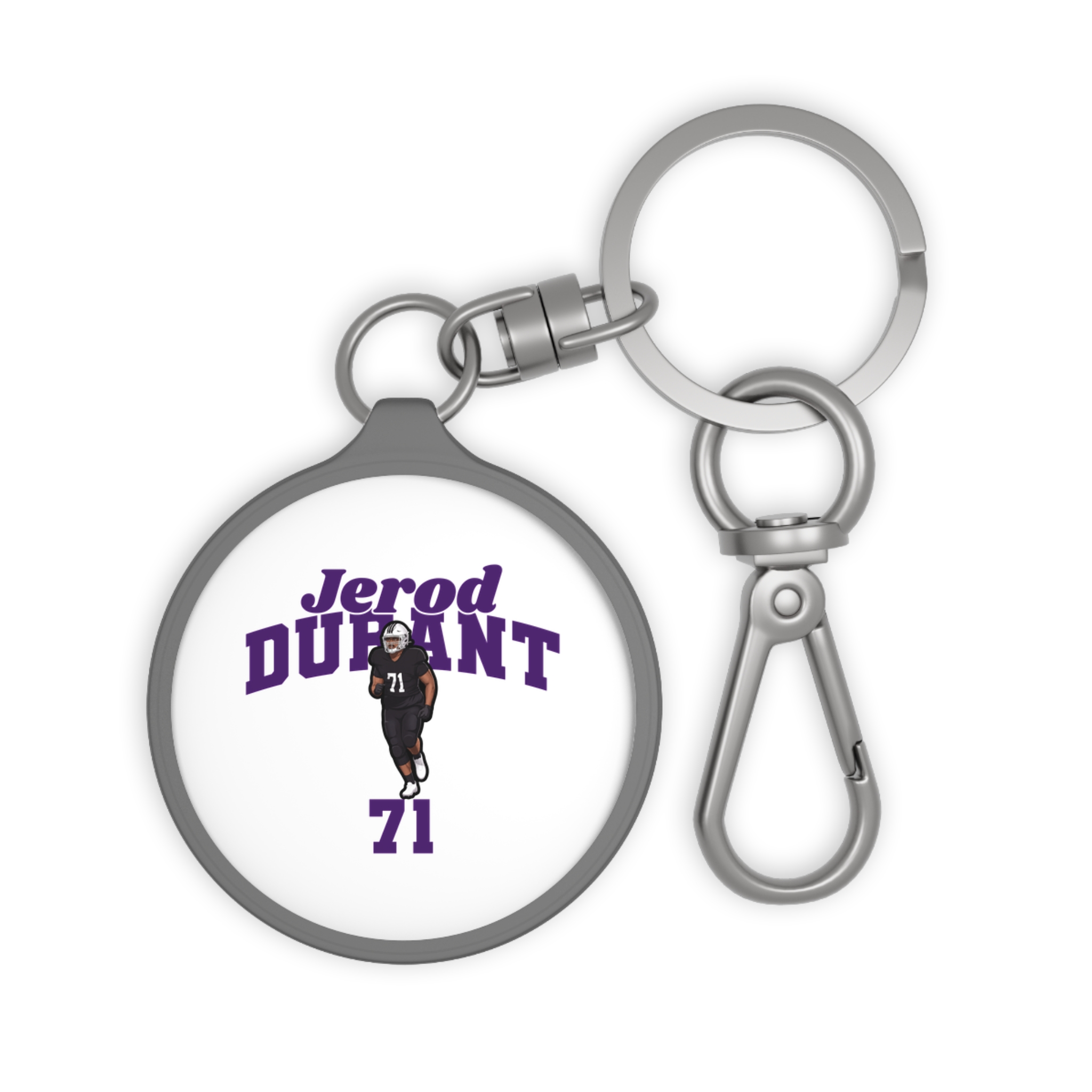 Keychain — character_signature_arch in Grey
