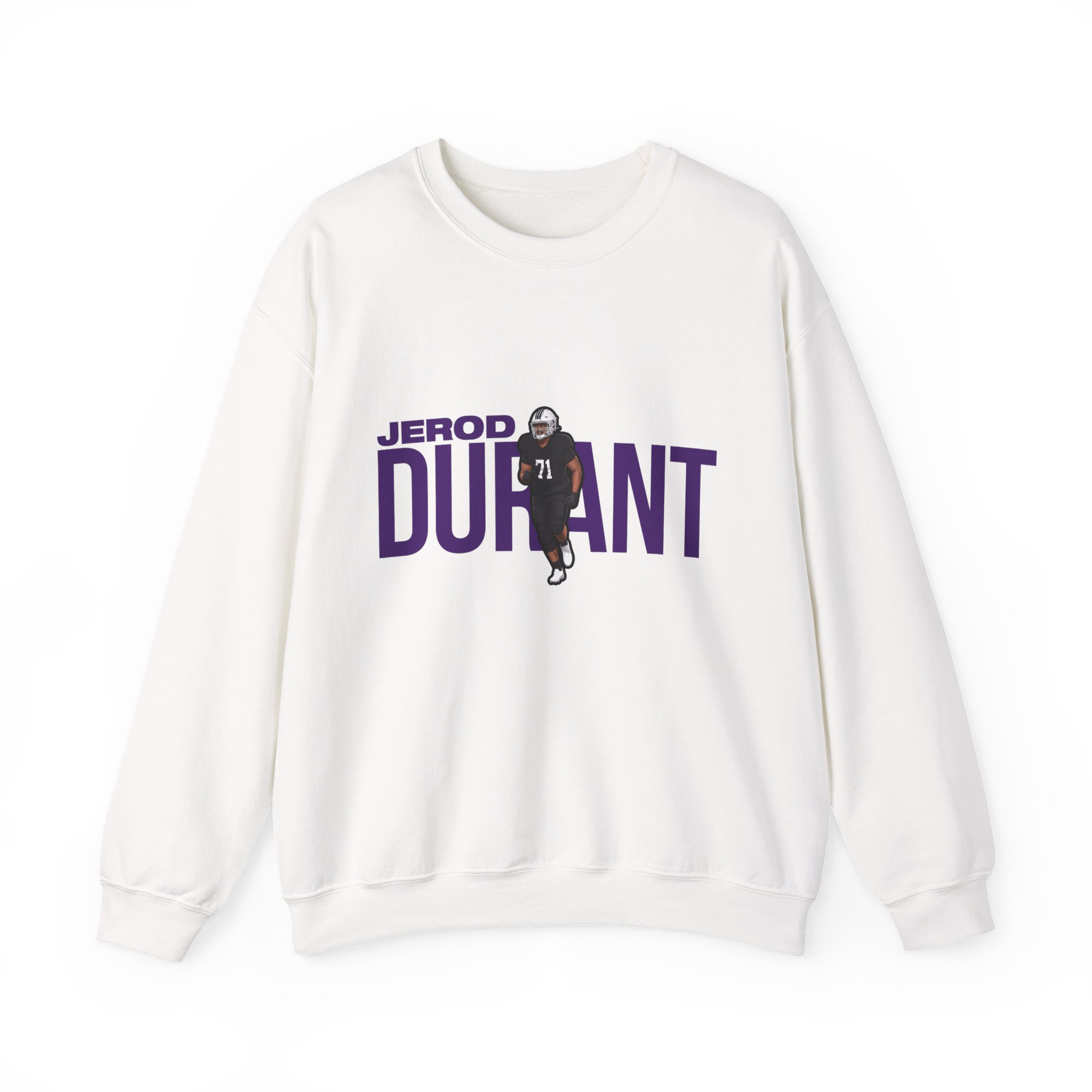 Crewneck Sweatshirt — character_player_name in White