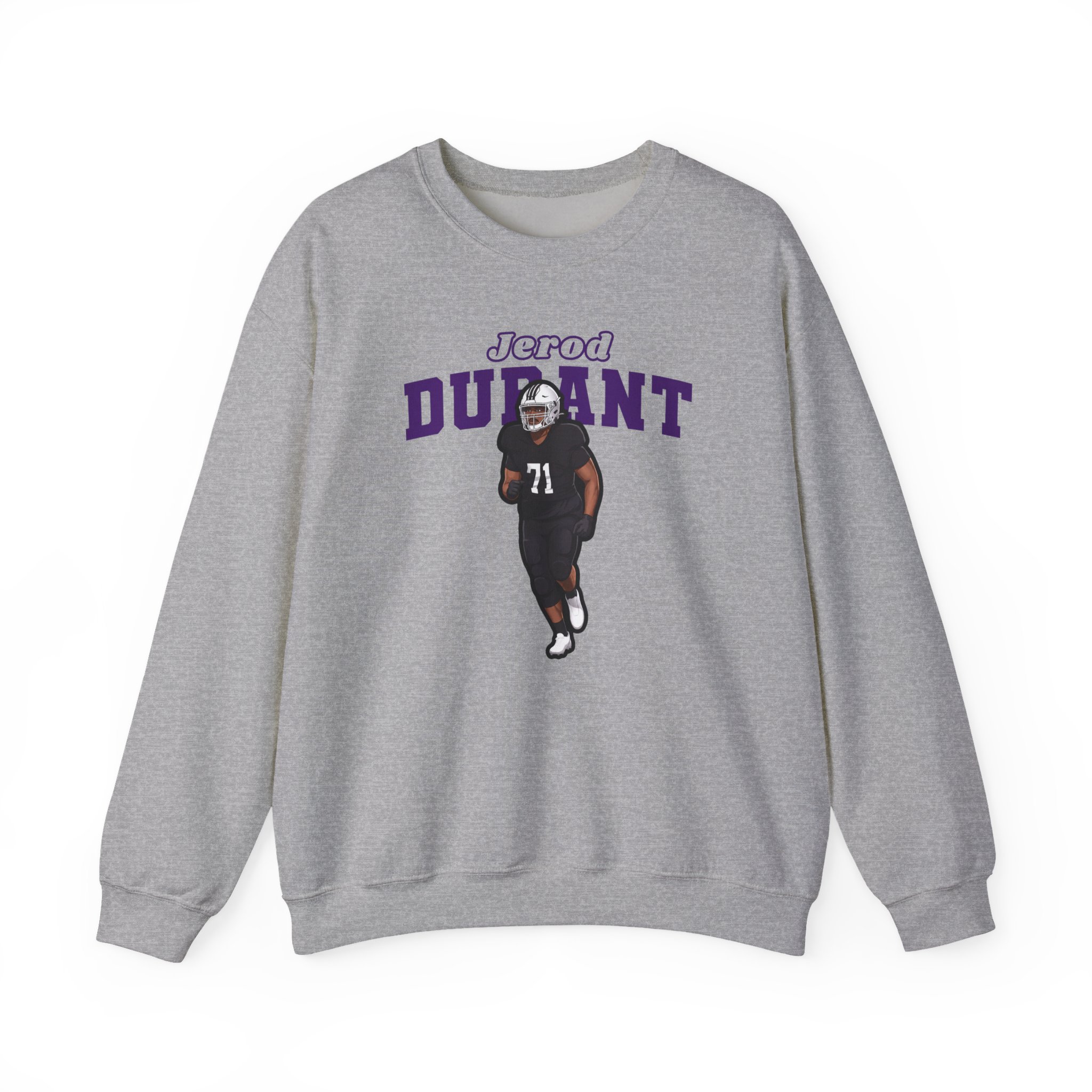 Crewneck Sweatshirt — character_name_arch in Grey