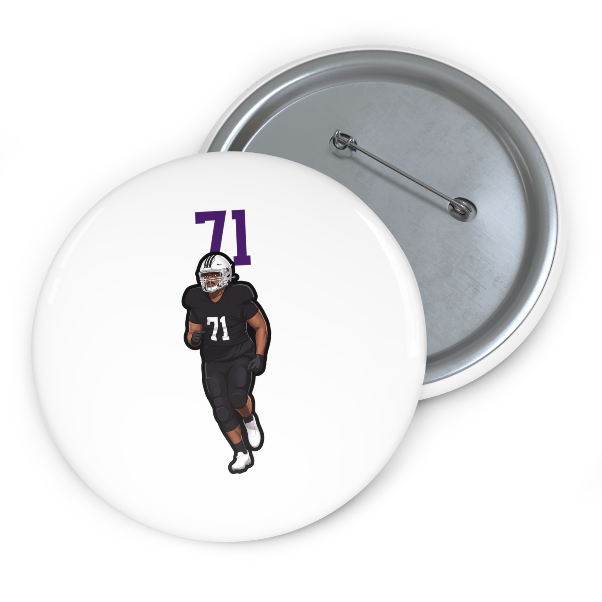 Game Day Pin — character_number_top in Classic