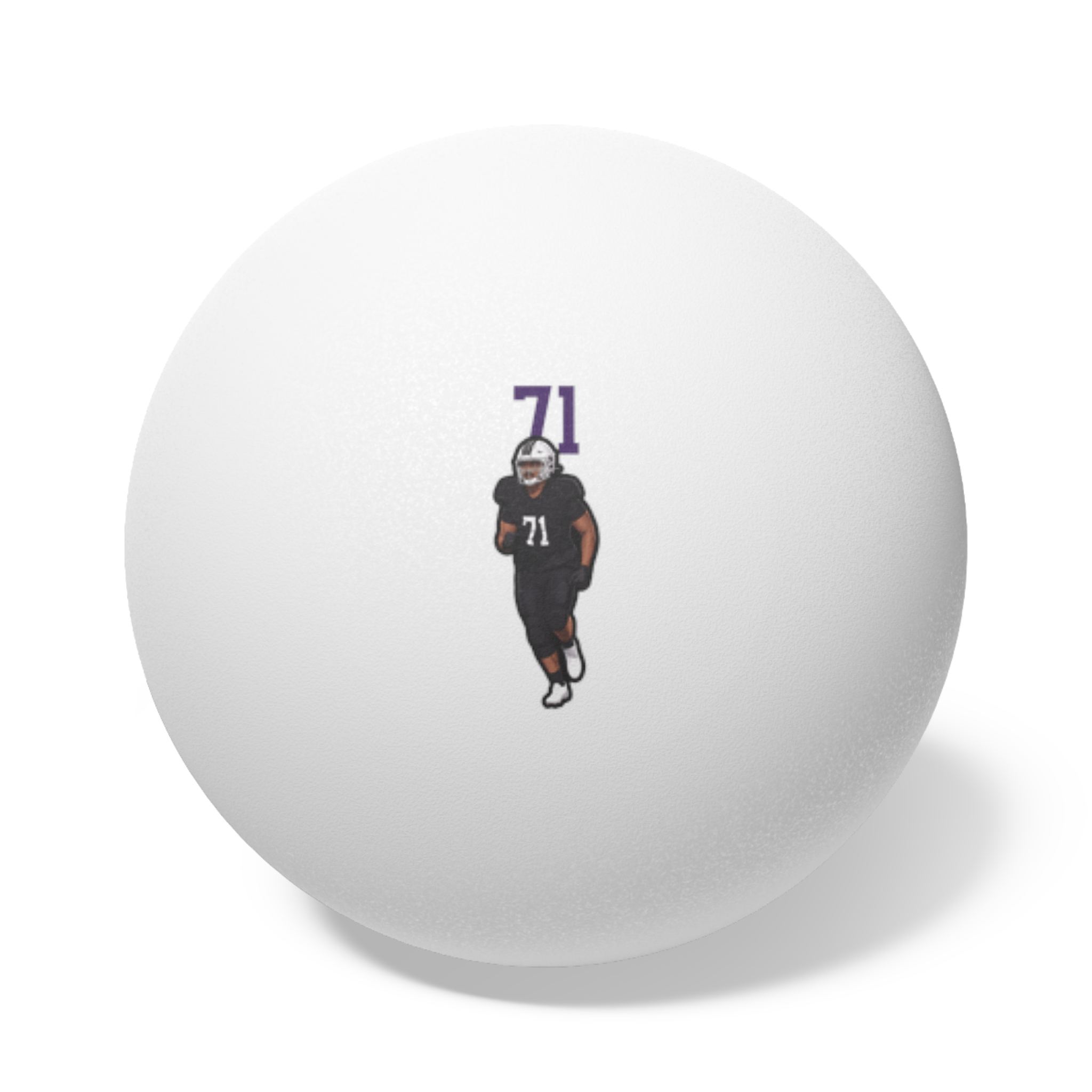 Ping Pong Balls, 6 pcs — character_number_top in White