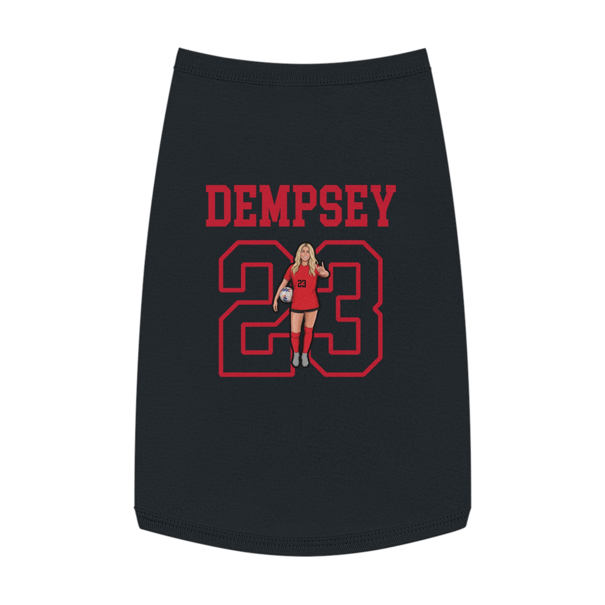 Pet Tank Top — character_shirsey in Black