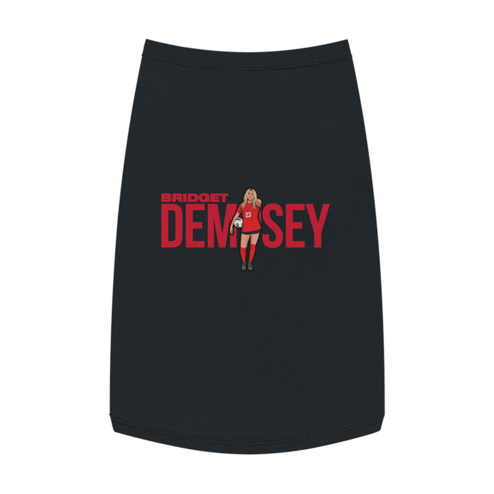 Pet Tank Top — character_player_name in White