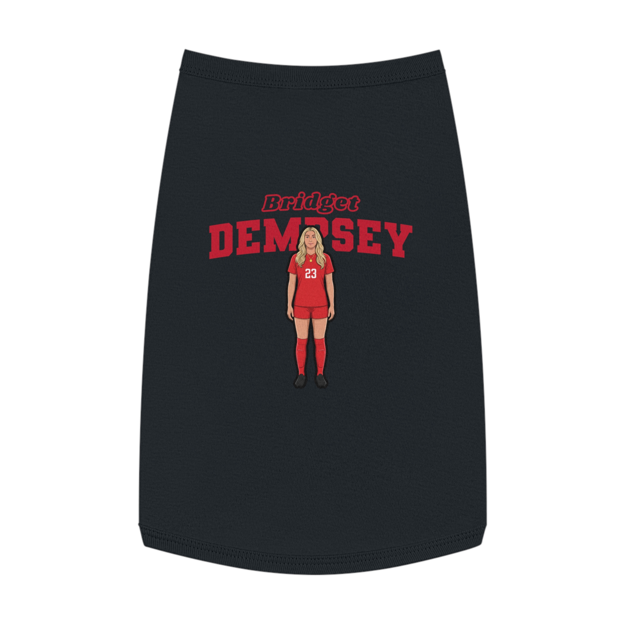 Pet Tank Top — character_name_arch in White