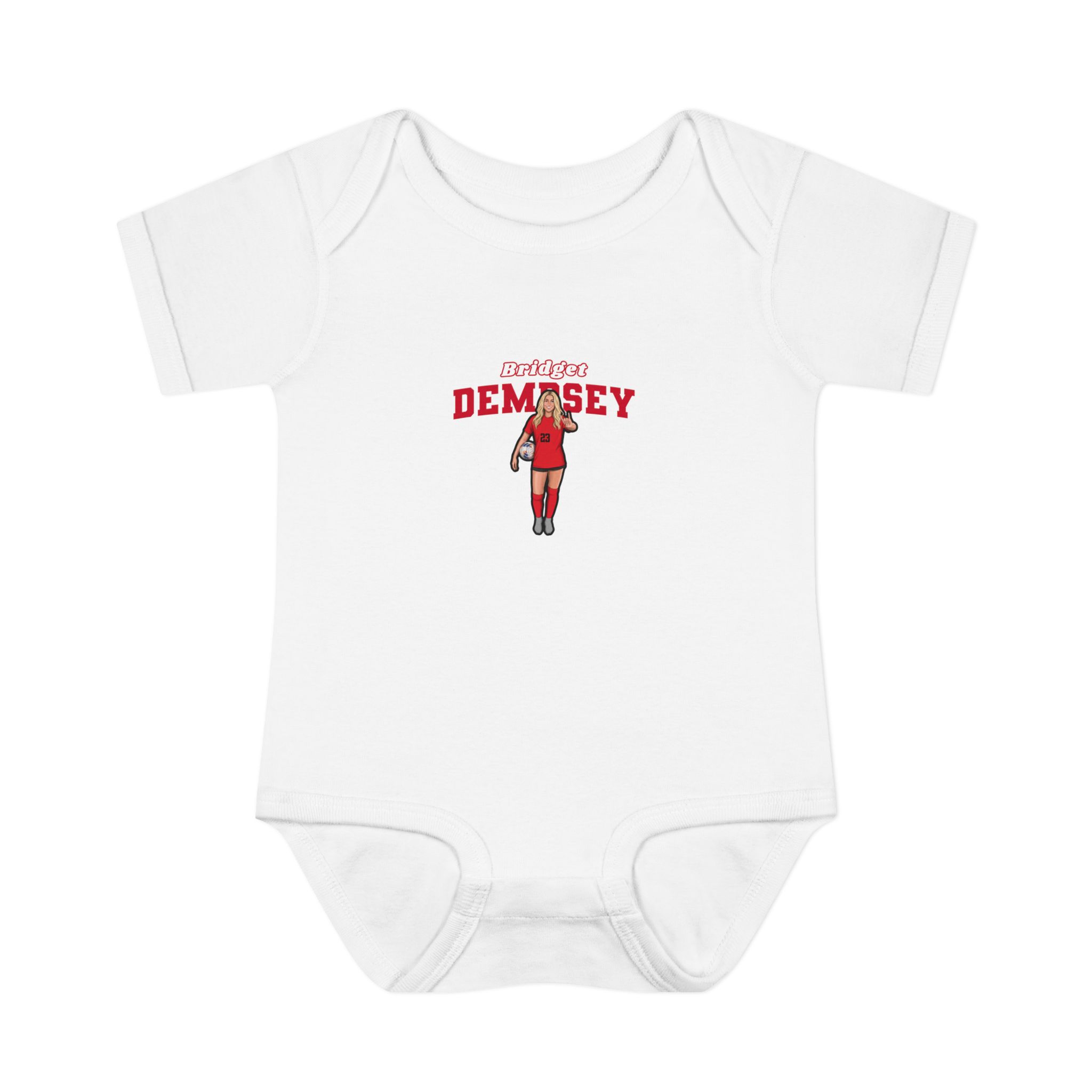 Baby Onesie — character_name_arch in White