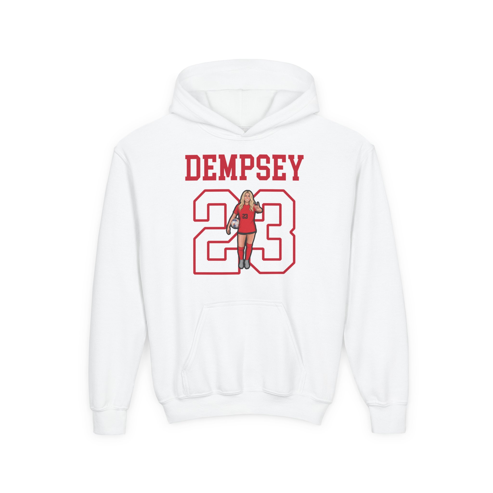 Youth Hoodie — character_shirsey in White