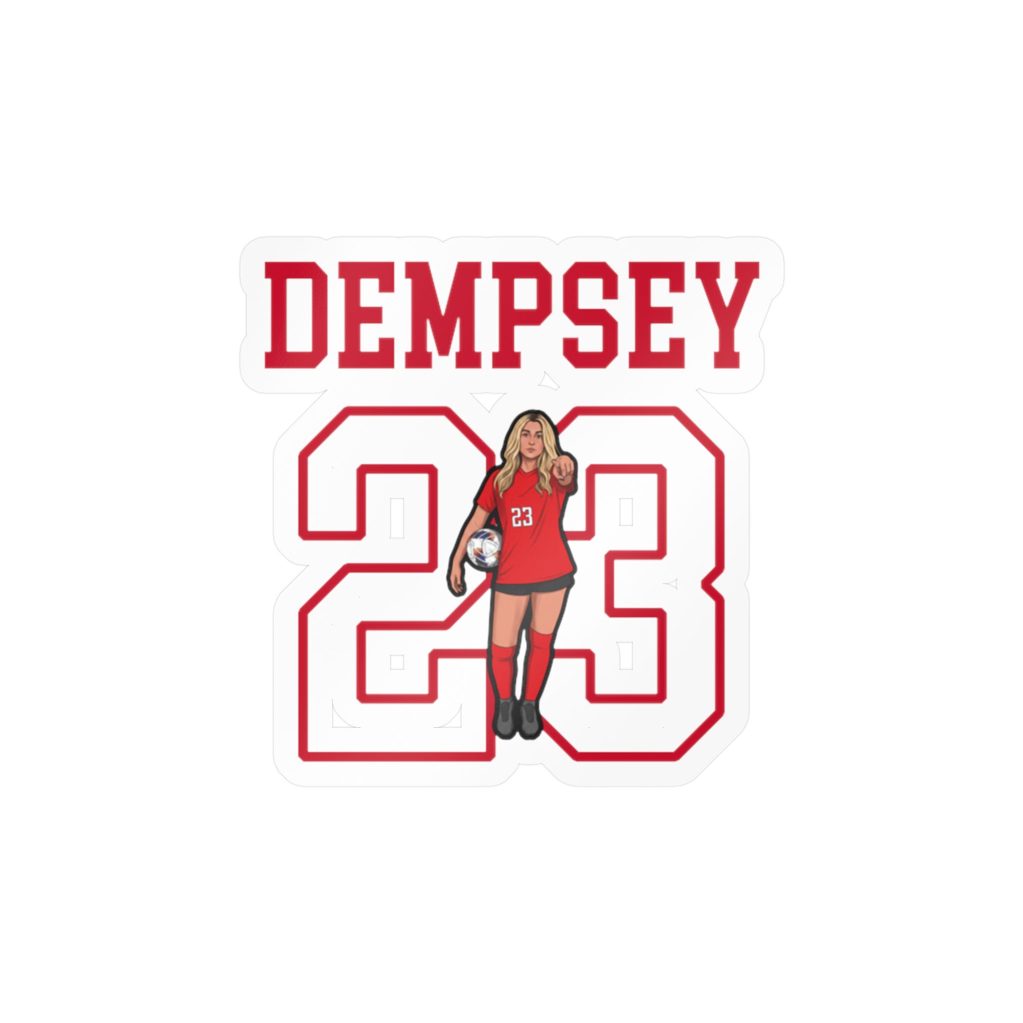 Vinyl Sticker — character_shirsey in Classic