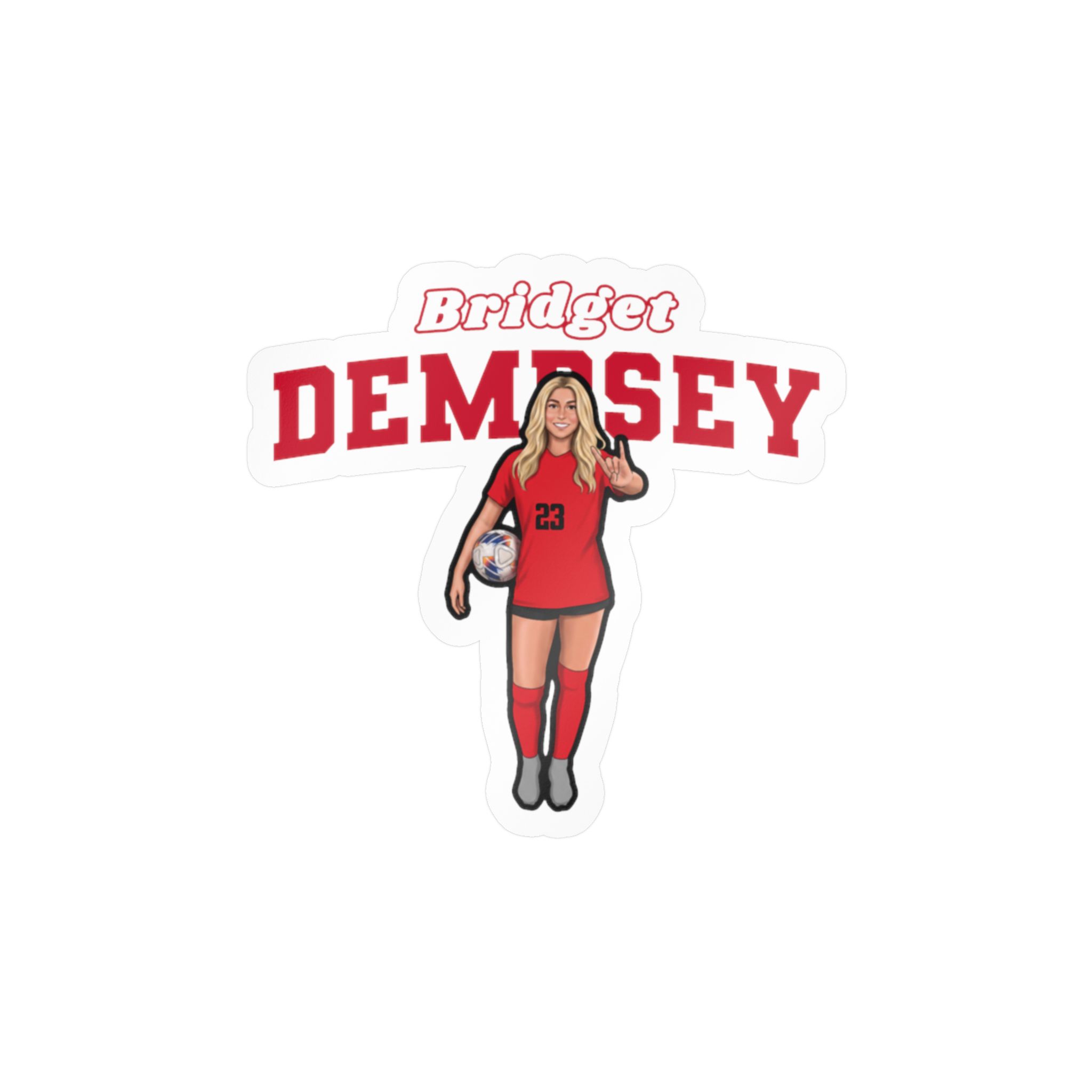 Vinyl Sticker — character_name_arch in Classic