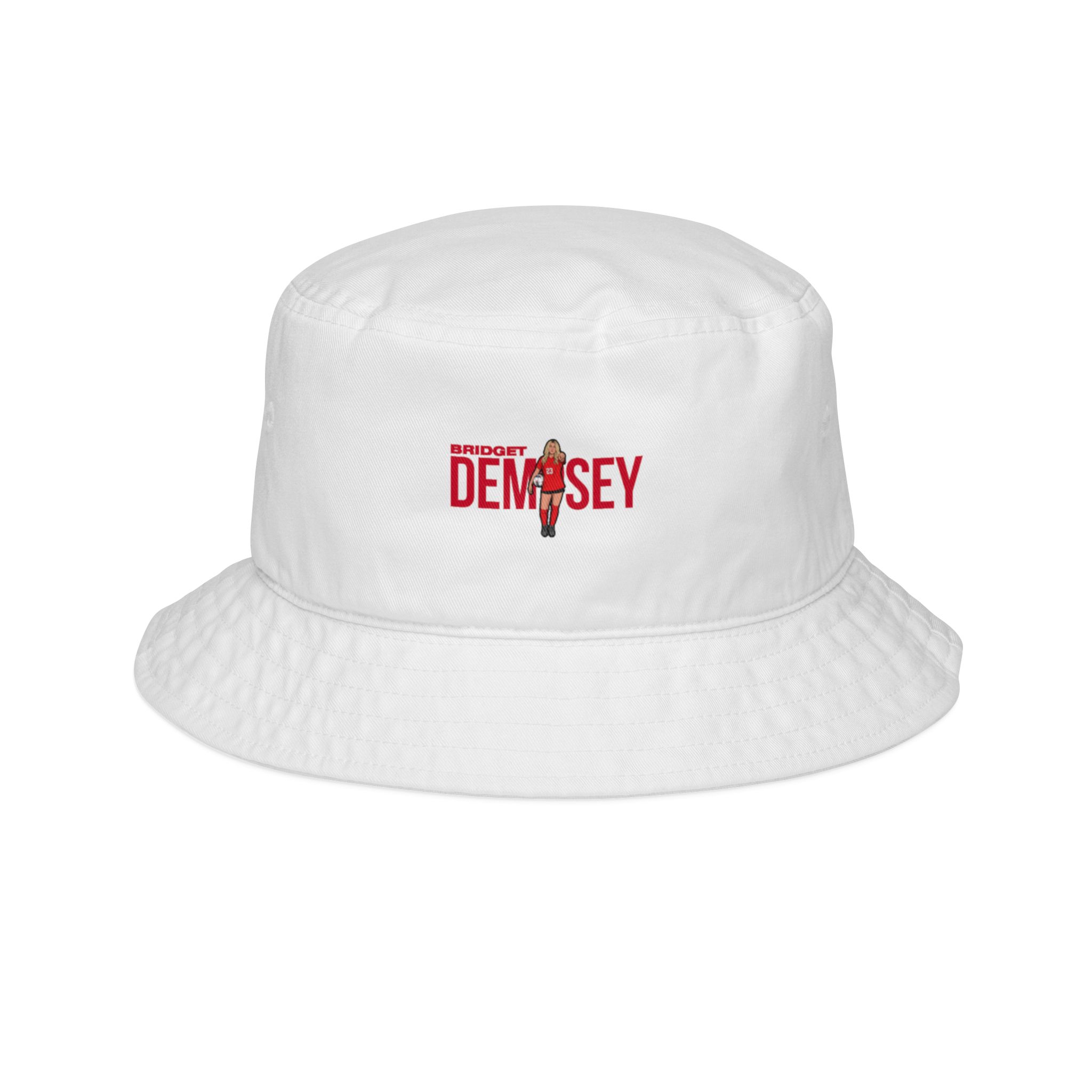 Bucket Hat — character_player_name in White