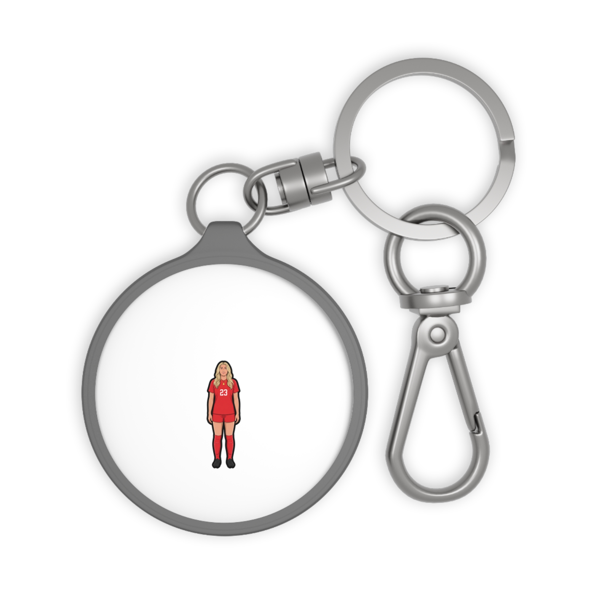Keychain — character_shirsey in Grey