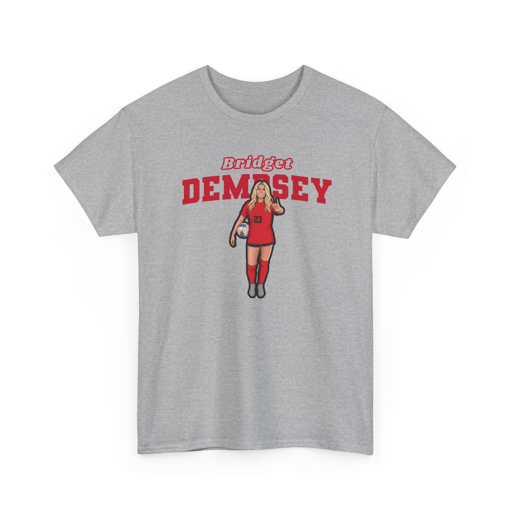 Tee — character_name_arch in Grey